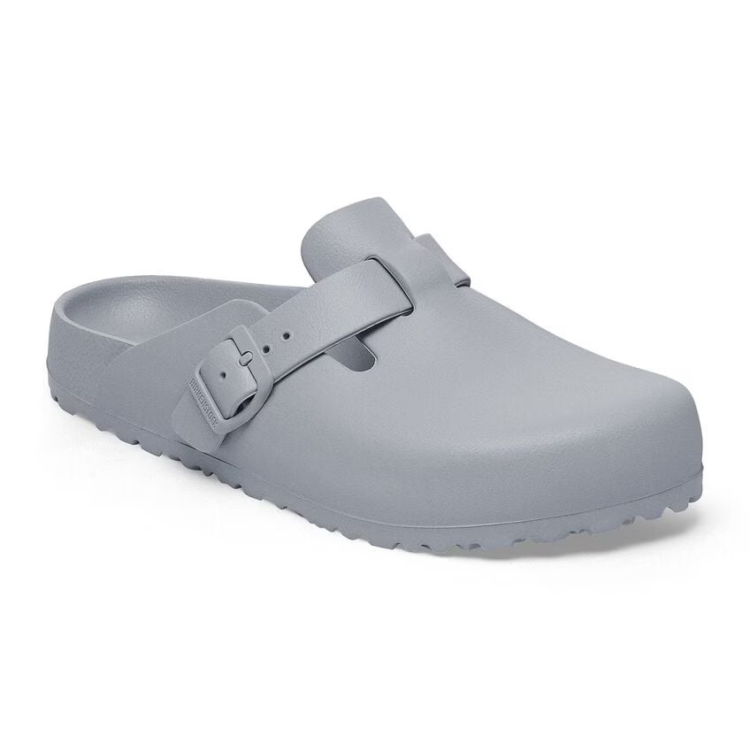 Birkenstock Boston Eva Erkek Gri Kapalı Burun Terlik 1027621