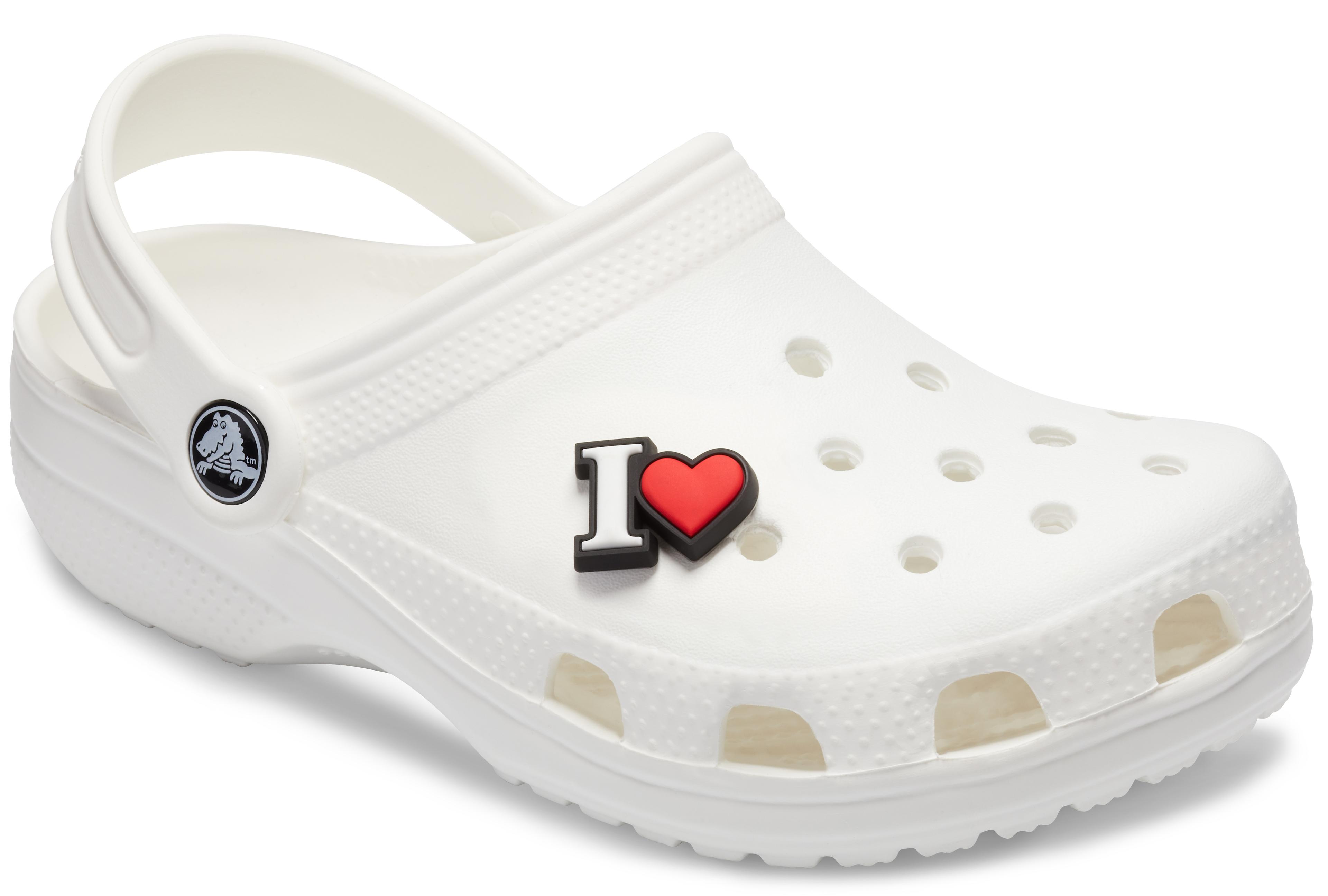 Crocs I Heart Unisex Renkli Rozet