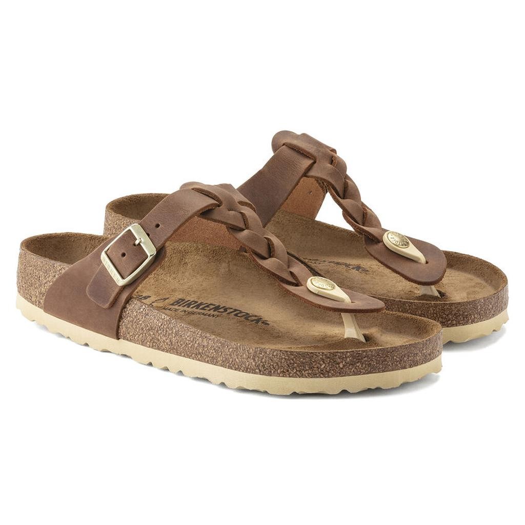Birkenstock Gızeh Leoı Braıded Kadın Taba Parmak Arası Terlik 1021355