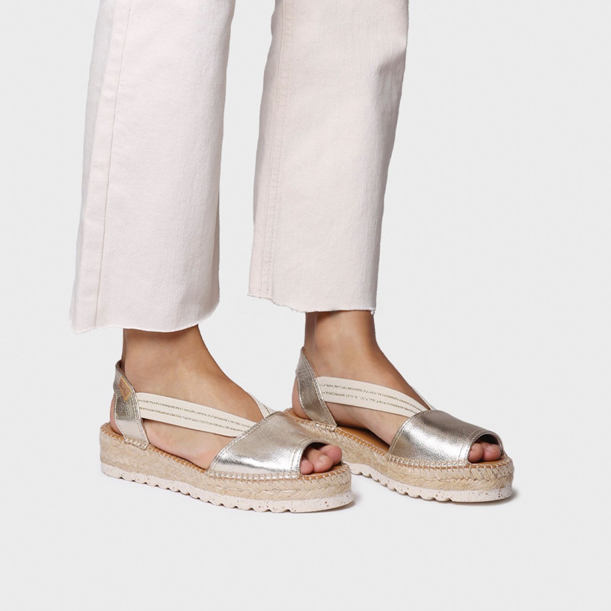 Toni Pons Estel SW Kadın Lame Dolgu Topuk Espadril 1TONW2025054