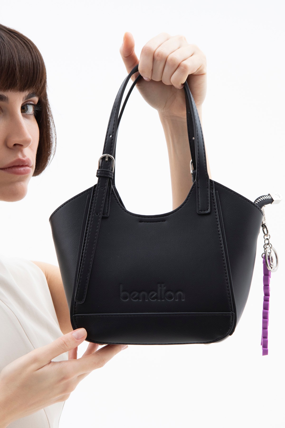 Unıted Colours Of Benetton Kadın El Çantası - Siyah