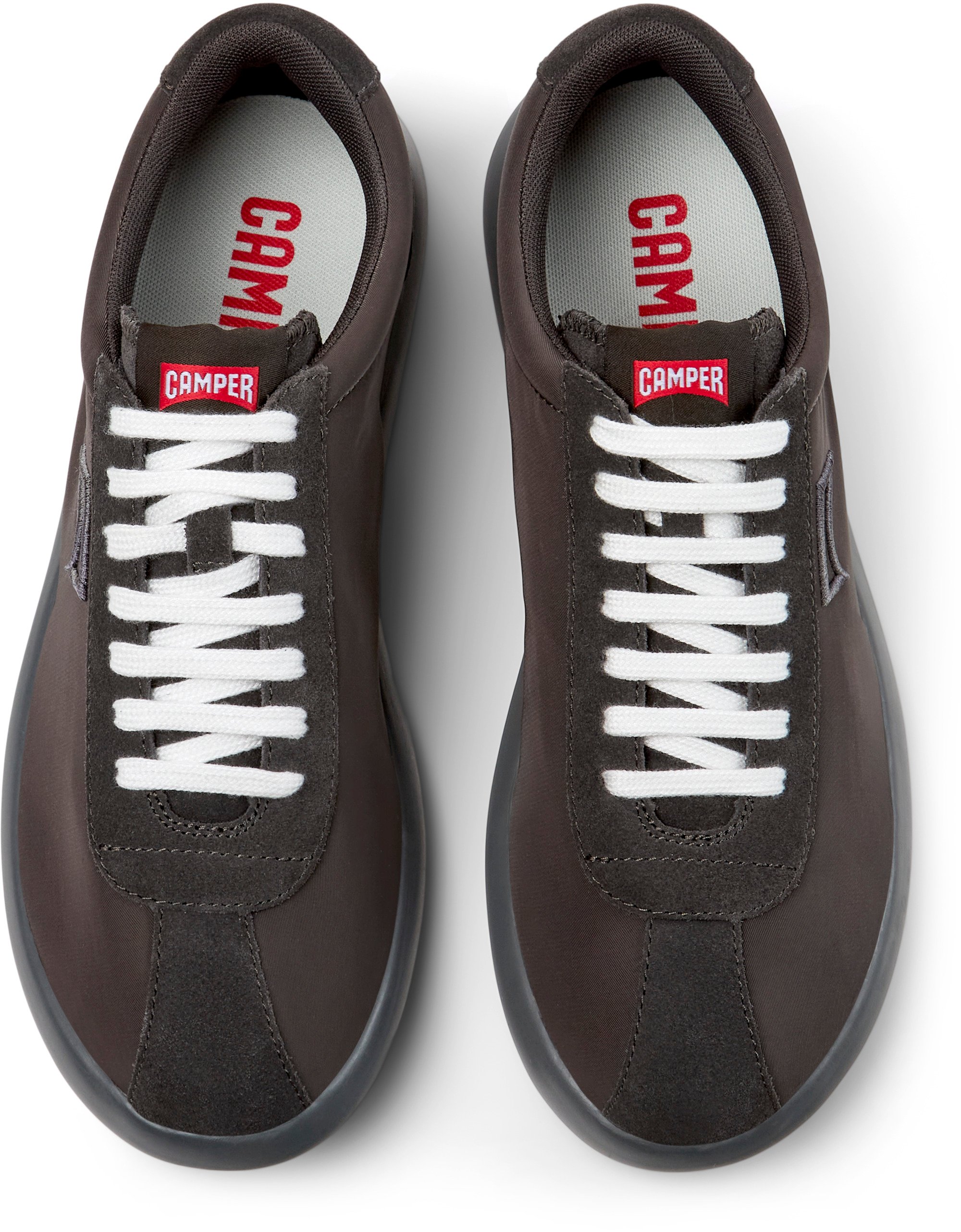 Camper Pelotas XLF Erkek Gri Süet Deri Tekstil Sneaker K101019-005