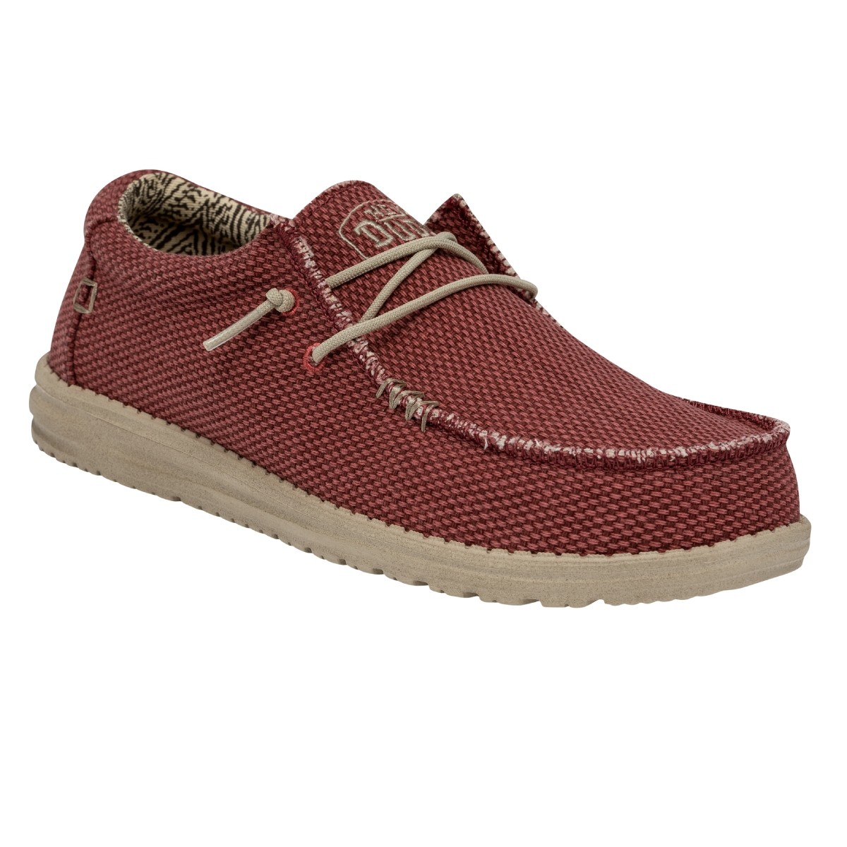 Hey Dude Wally Braided Pompeian Red HD.40003 6VP