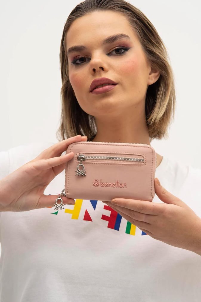 Unıted Colours Of Benetton Kadın Cüzdan - pembe