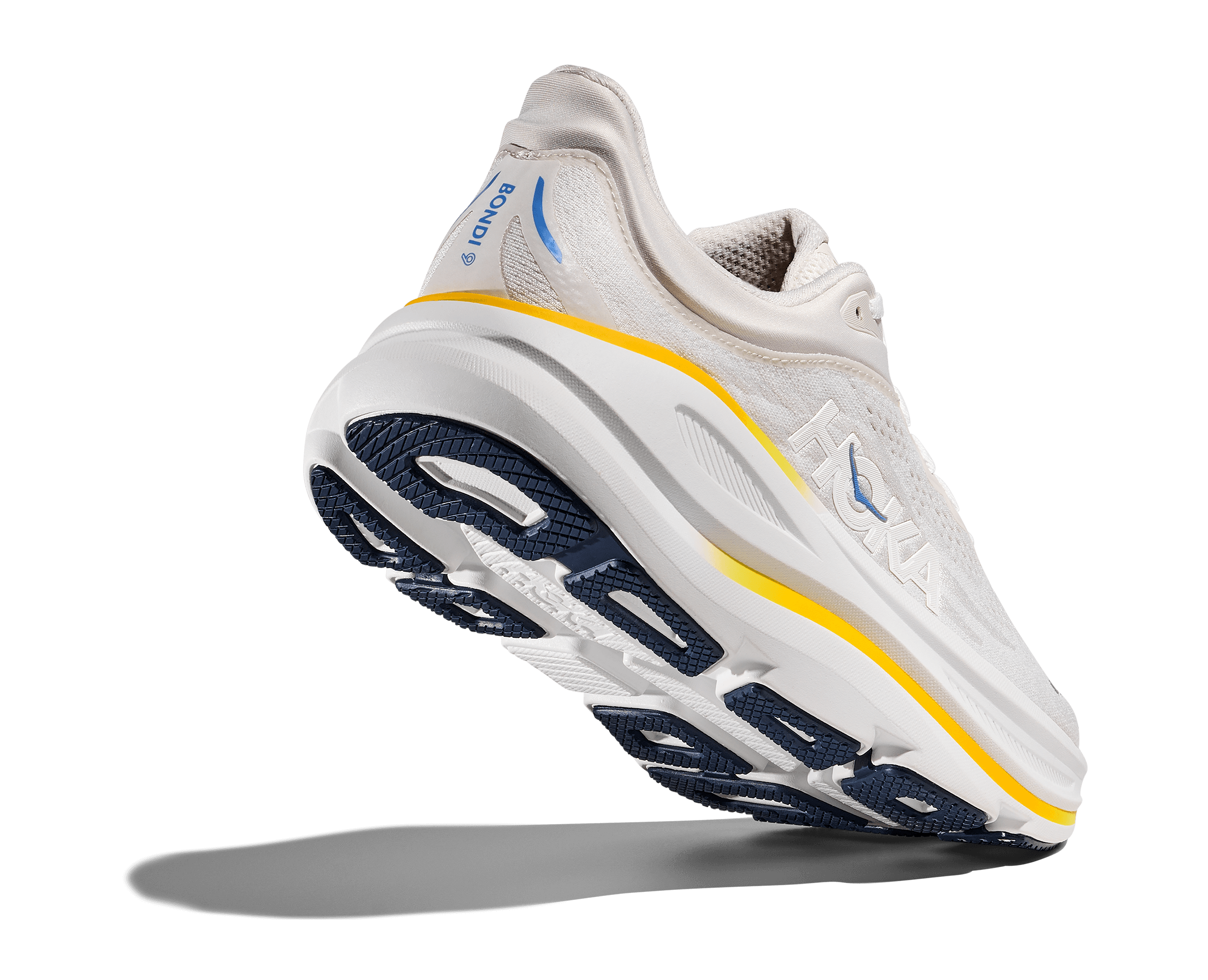 Hoka Bondi 9 Kadın Beyaz Koşu Ayakkabısı 1162012-WGRT