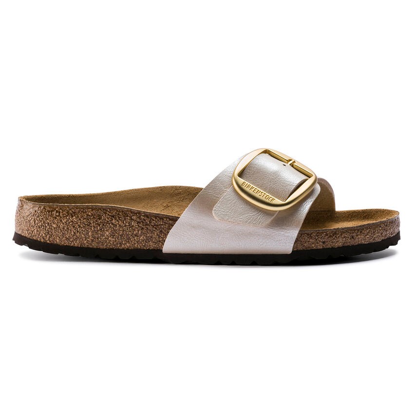 Birkenstock Madrıd Bıg Buckle Bf Graceful Kadın İnci Beyazı Terlik 1015279