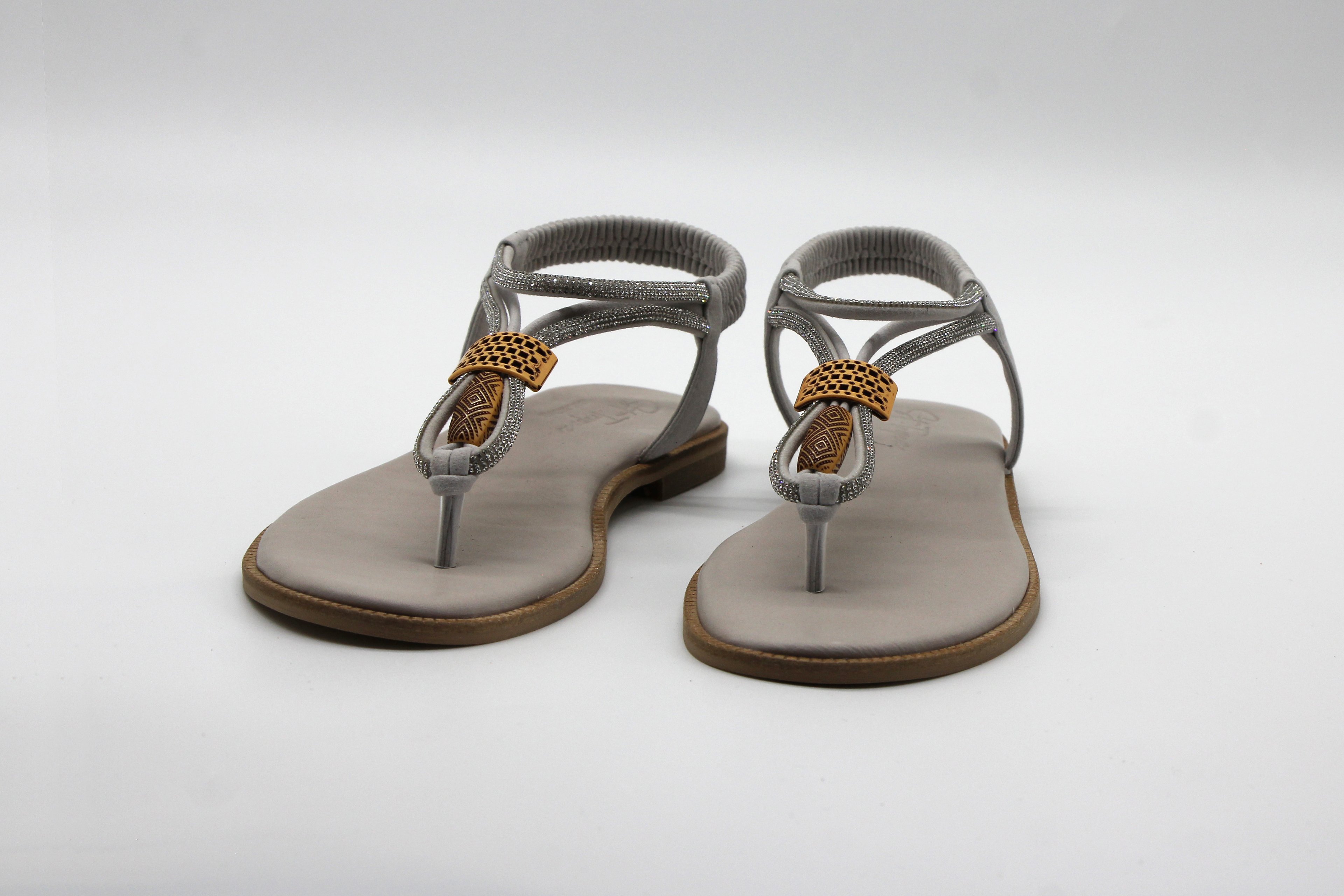 D&E Kadın Taşlı Günlük Parmak Arası Sandalet