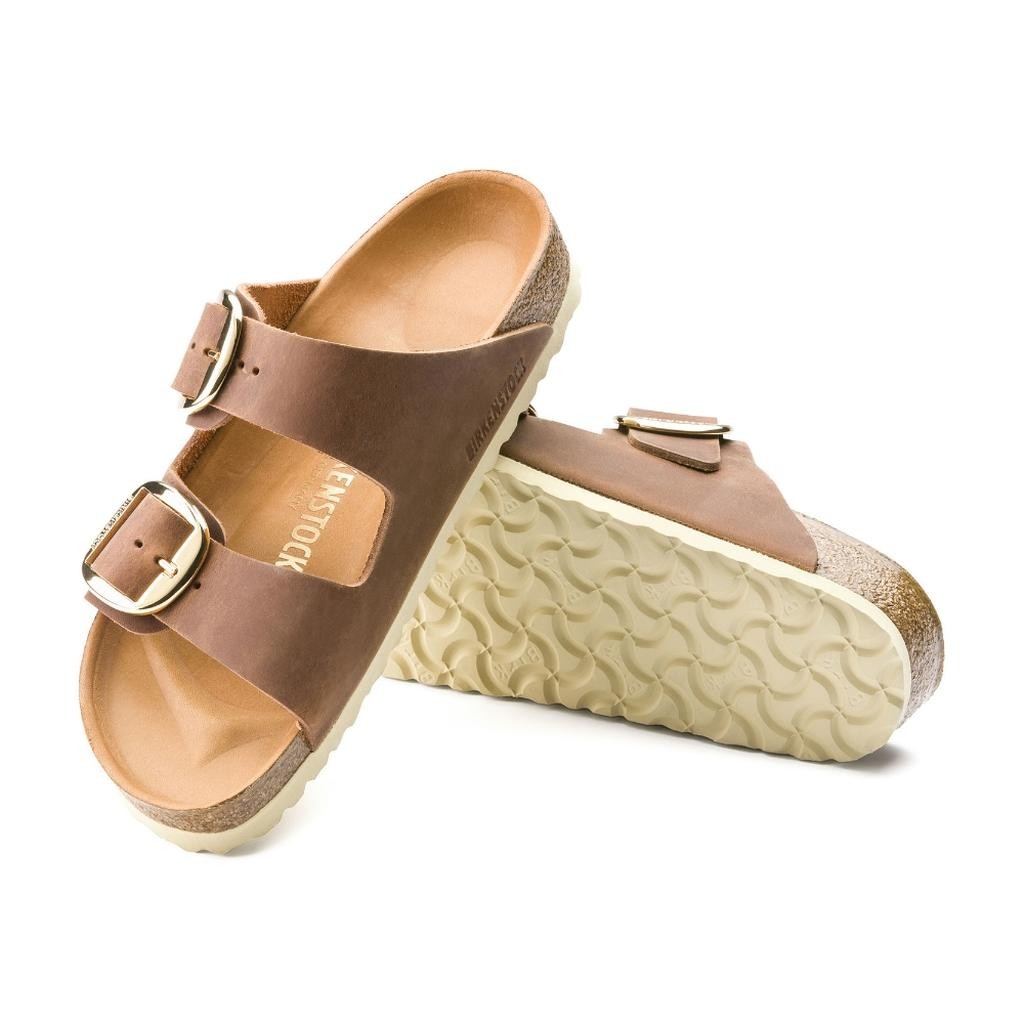 Birkenstock Arızona Bıg Buckle Leoı Kadın Konyak Terlik 1011073