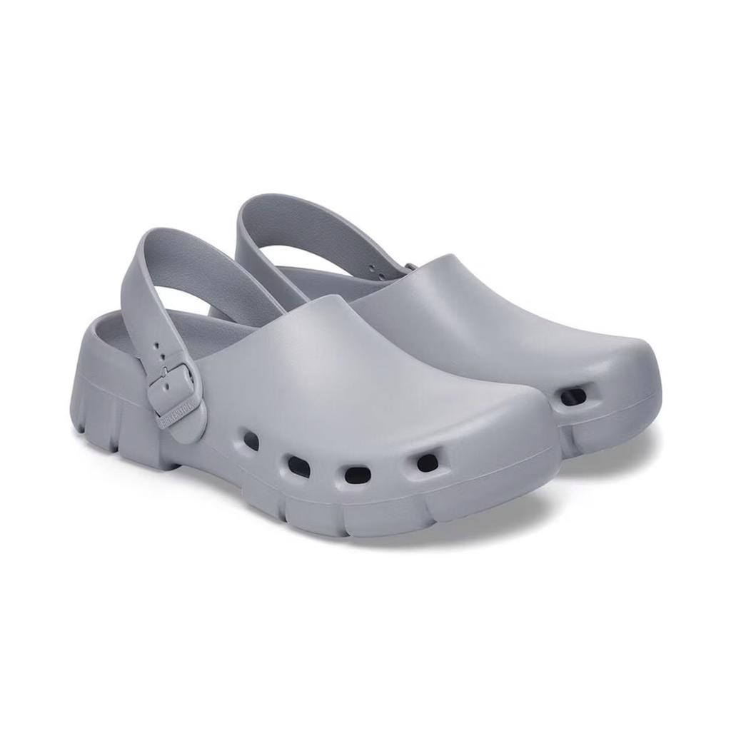 Birkenstock Bırkı Flow Eva Erkek Gri Burnu Kapalı Terlik 1027714