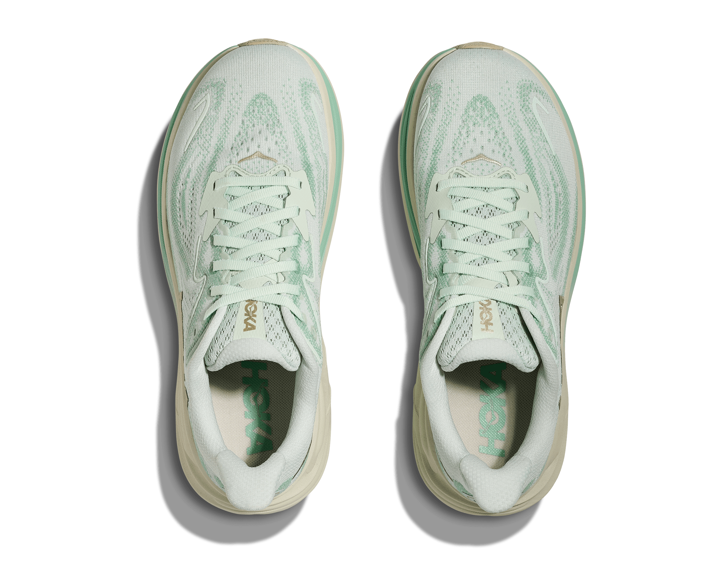 Hoka Clifton 10 Kadın Yeşil Koşu Ayakkabısı 1162031-SJD
