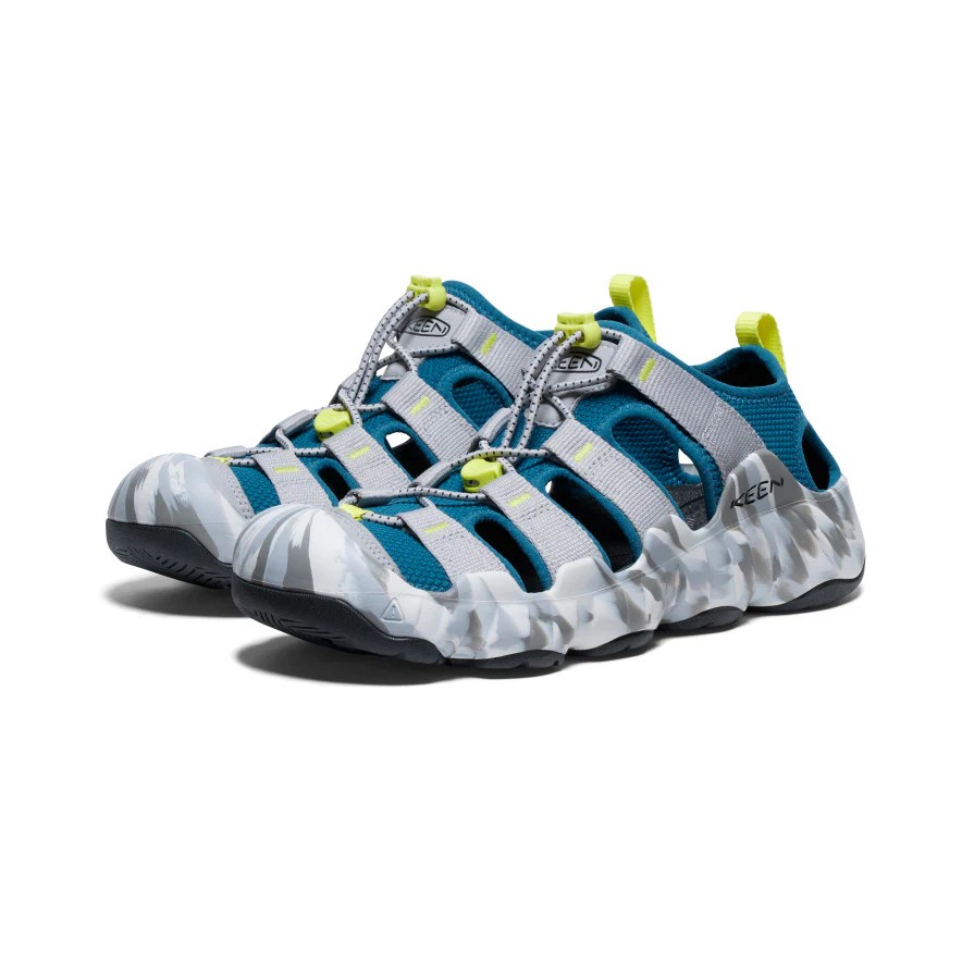 Keen Waterfront Hyperport H2 Erkek Gri-Mavi Outdoor Sandalet 1029113