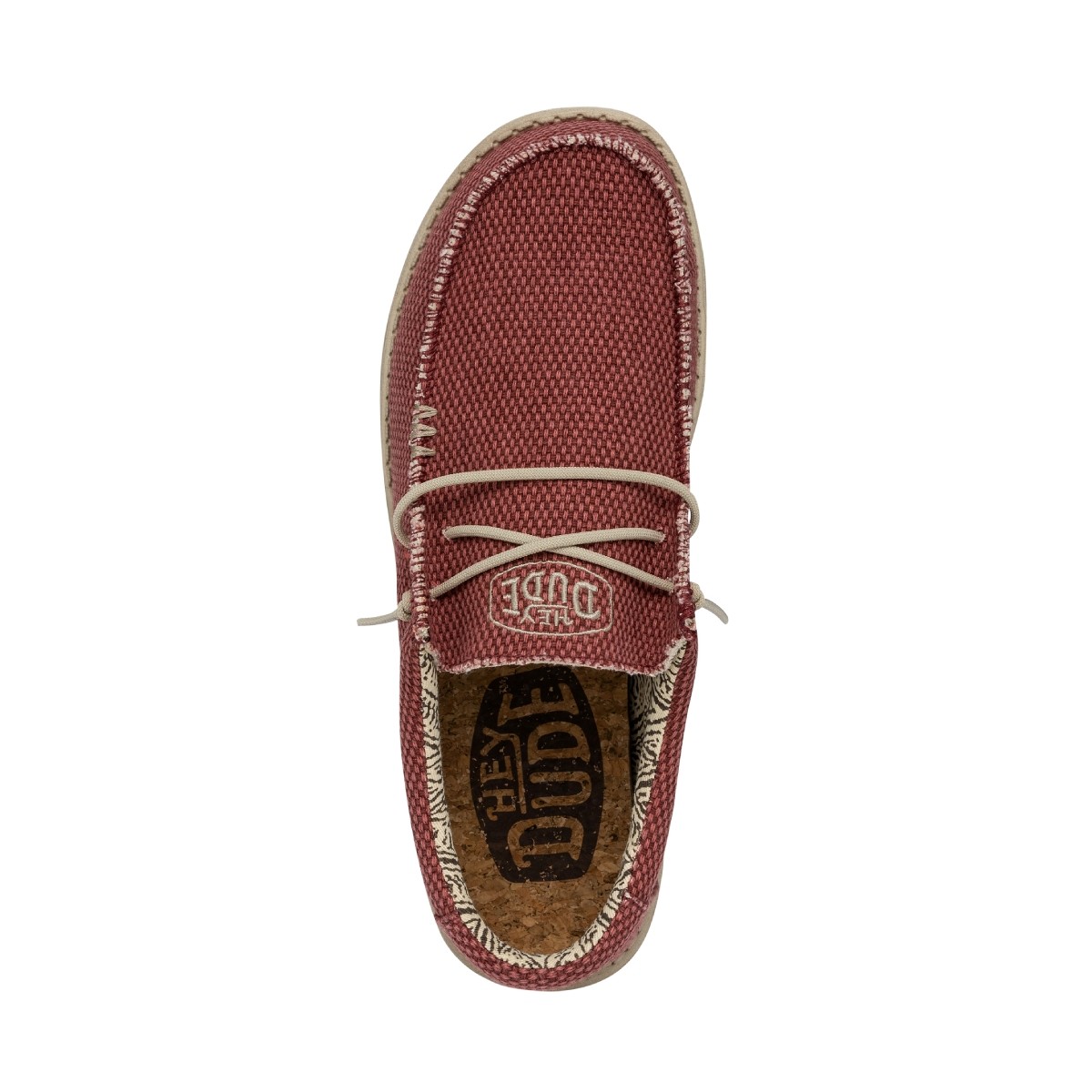Hey Dude Wally Braided Pompeian Red HD.40003 6VP
