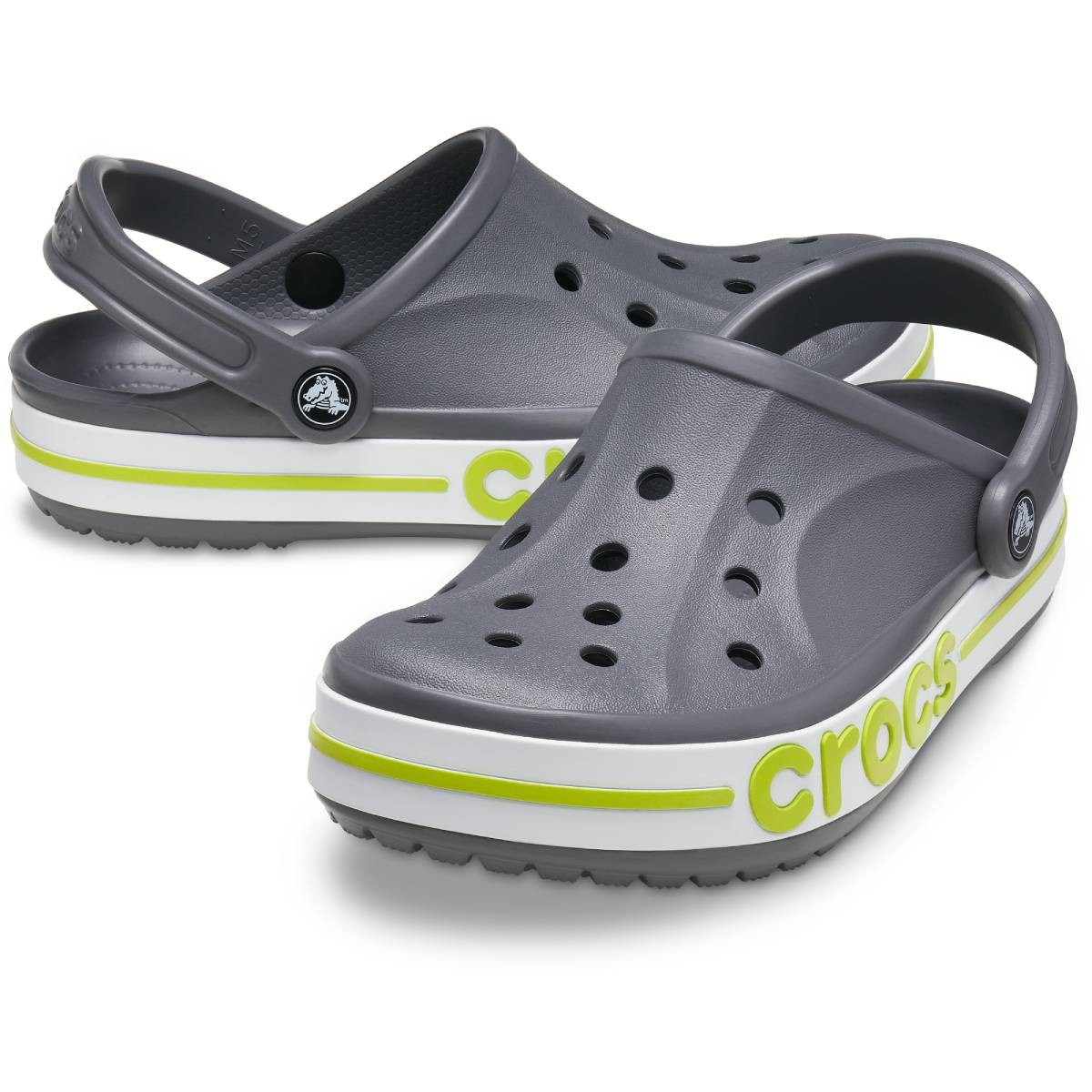 Crocs Bayaband Clog Unisex 205089 - Gri-Yeşil