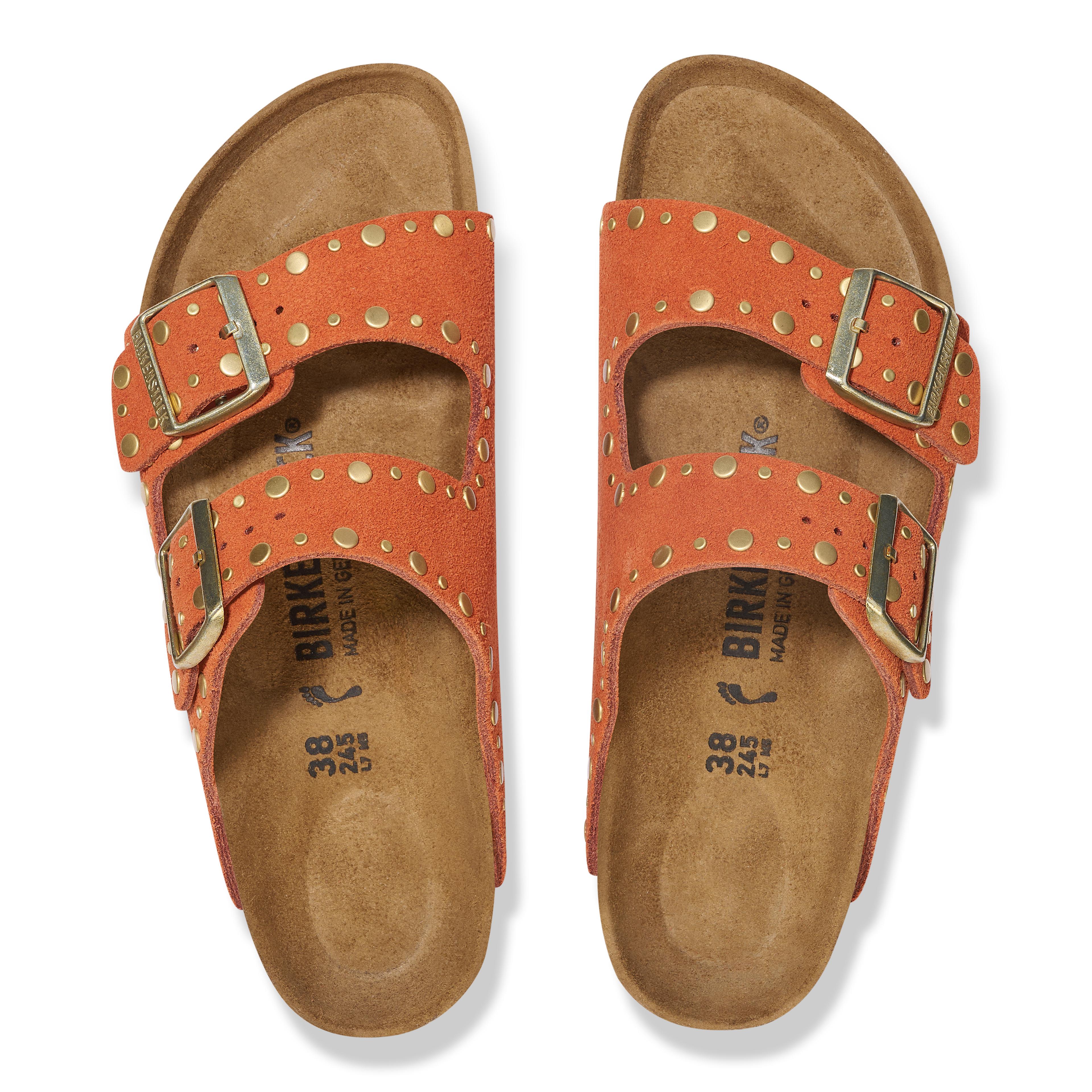 Birkenstock Arızona Vl Rıvet Kadın Kahve Çift Tokalı Terlik 1029513