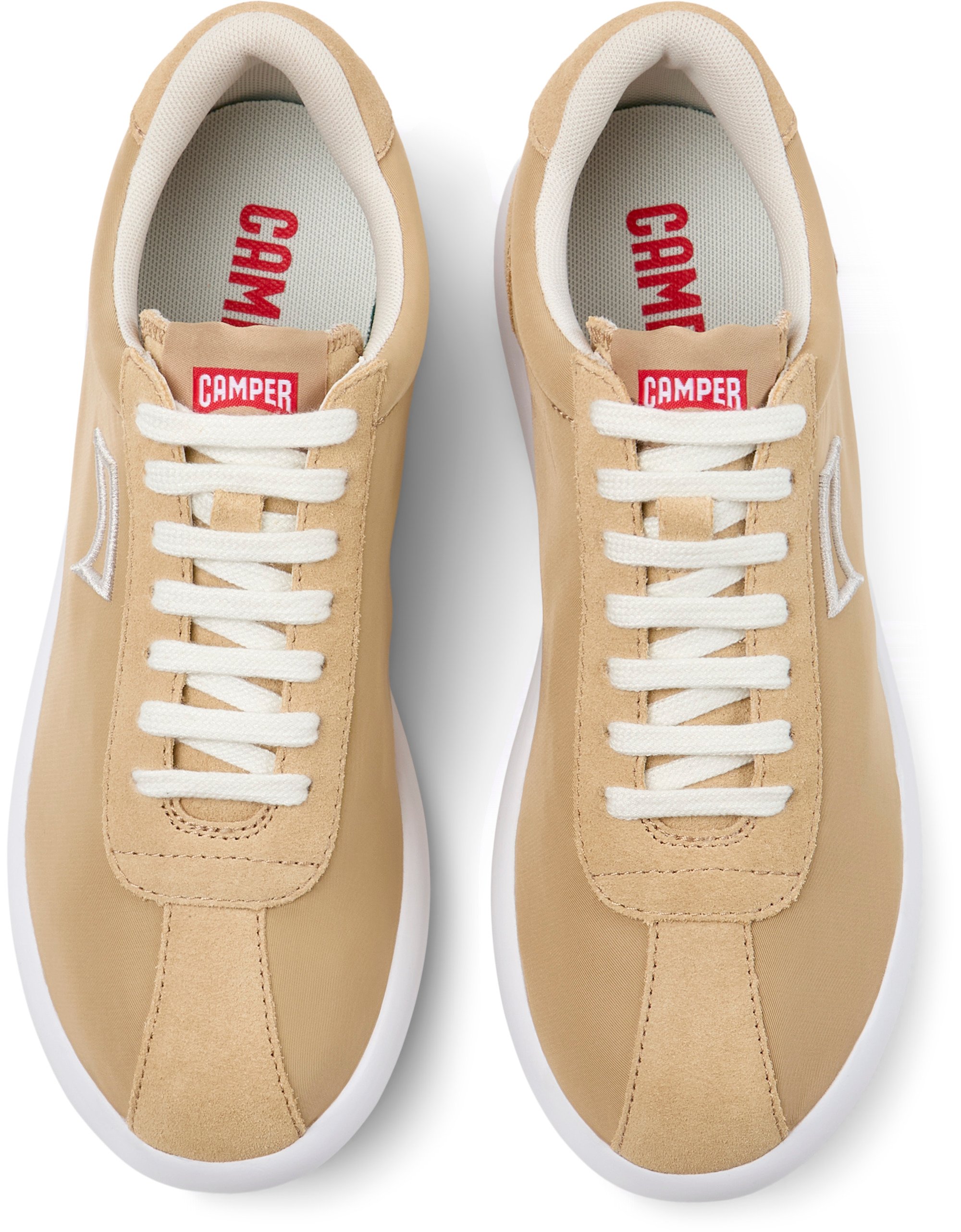 Camper Pelotas XLF Kadın Bej Süet Deri Tekstil Sneaker K201759-003