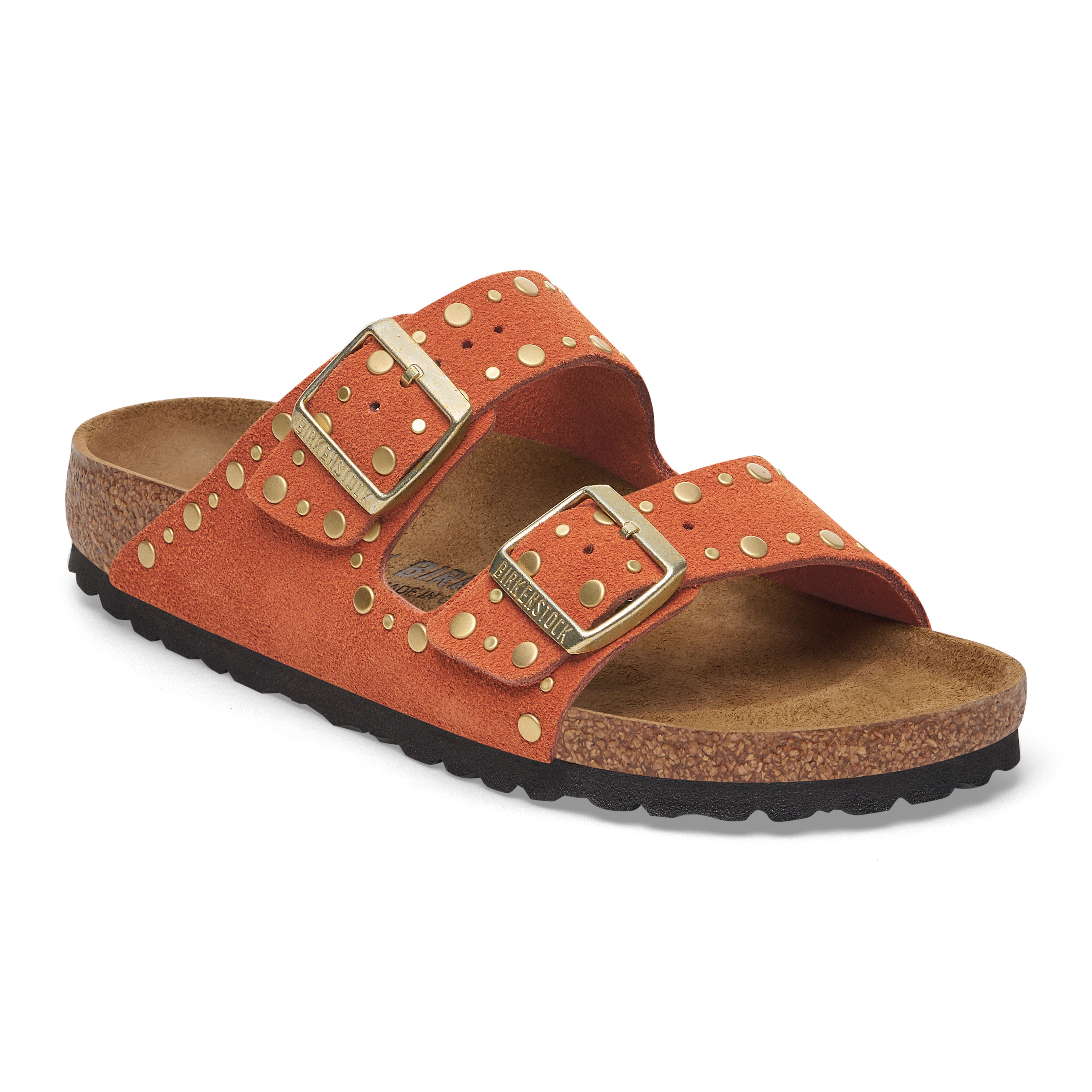 Birkenstock Arızona Vl Rıvet Kadın Kahve Çift Tokalı Terlik 1029513