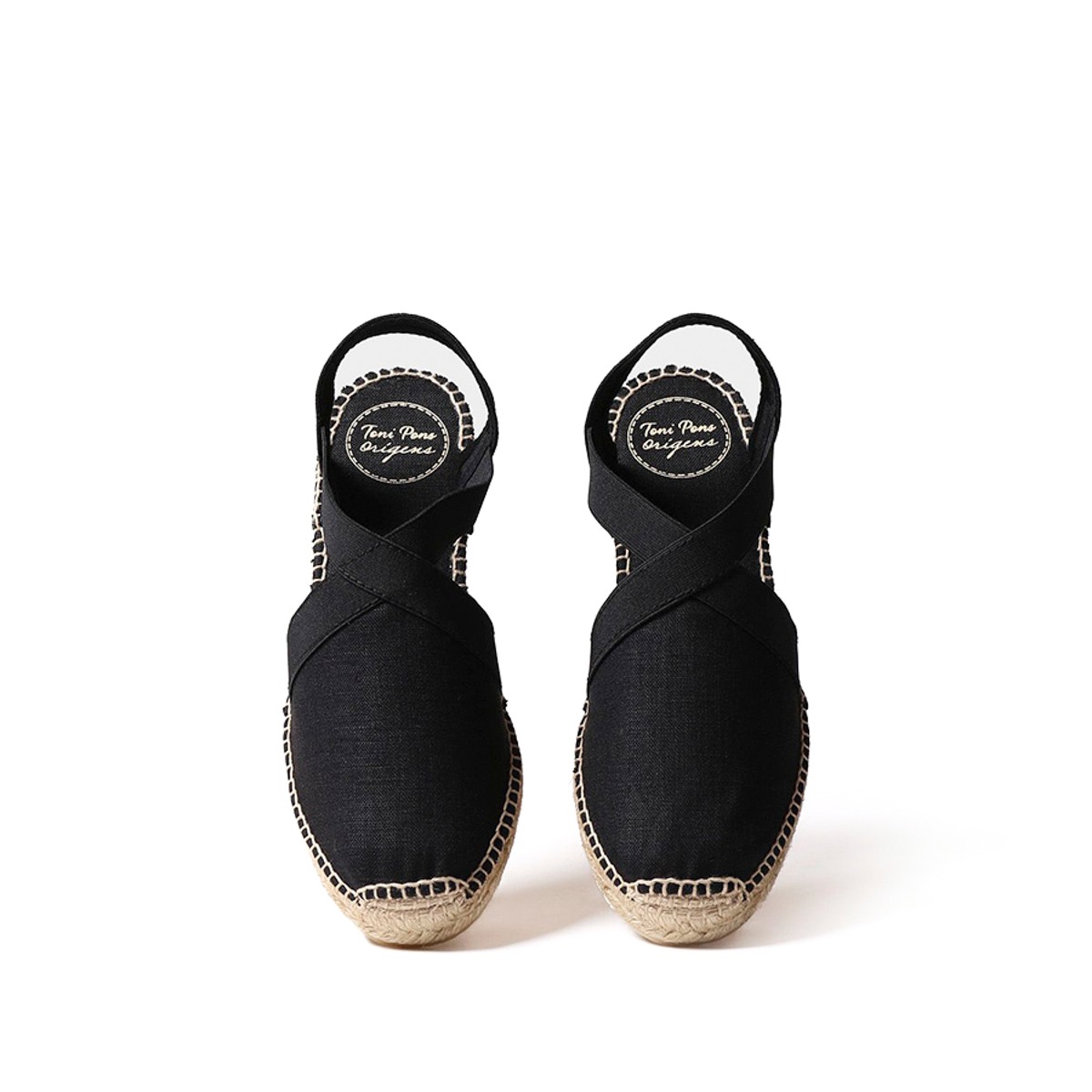 Toni Pons Verona Negre Kadın Siyah DolguTopuk Espadril 1TONW2020116