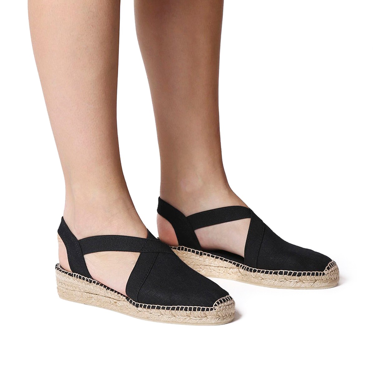Toni Pons Verona Negre Kadın Siyah DolguTopuk Espadril 1TONW2020116