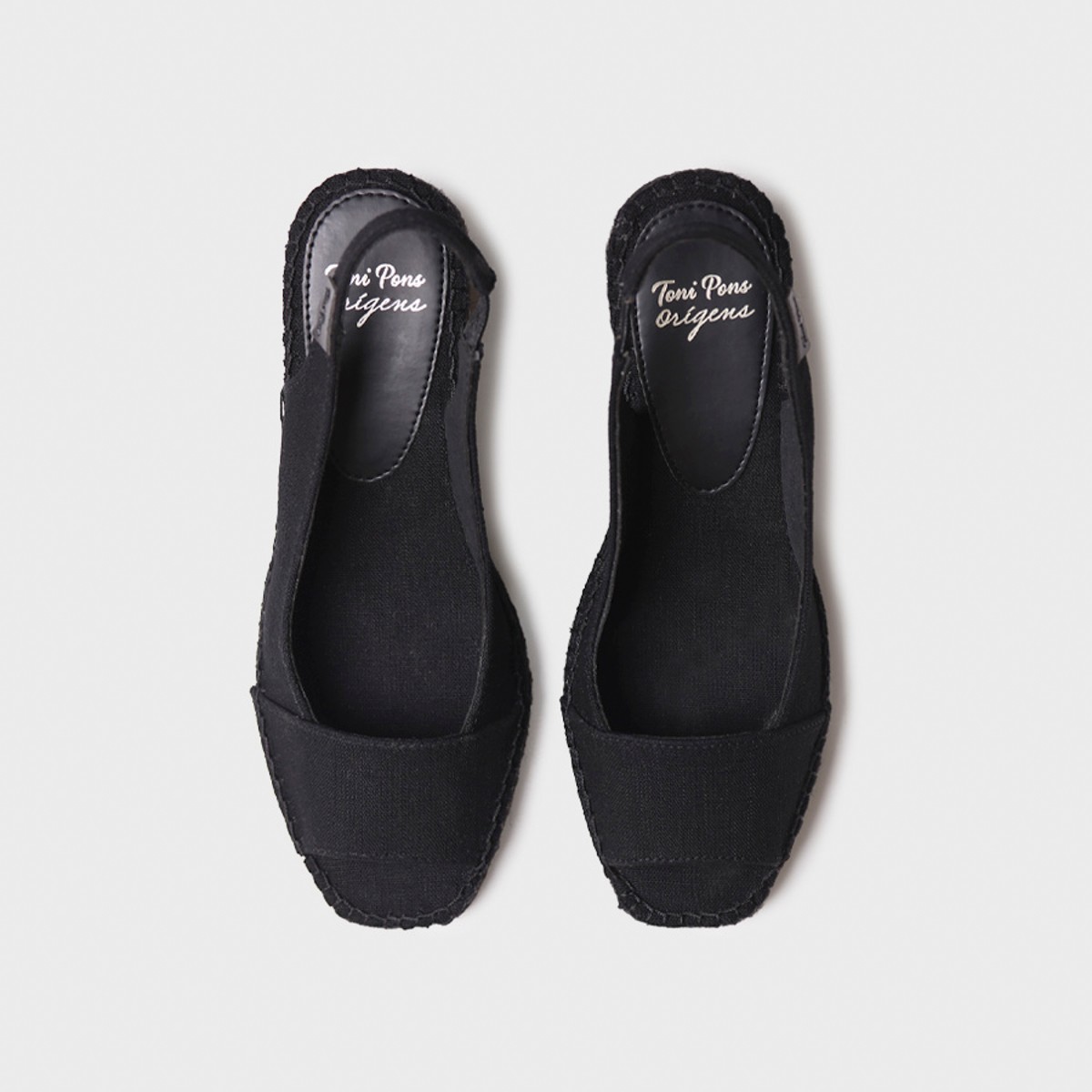 Toni Pons Fıore Kadın Siyah Dolgu Topuk Espadril 1TONW2025059