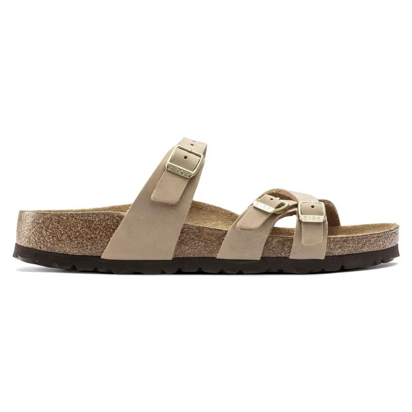 Birkenstock Franca Sfb Nu Kadın Taş Düz Terlik 1022973