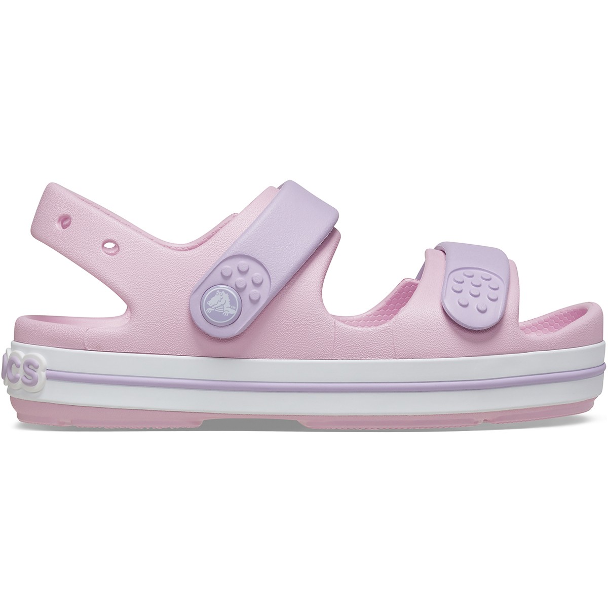Crocs Crocband Cruiser Sandal T Kids - Pembe-Mor
