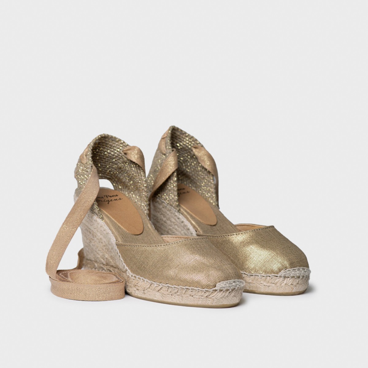 Toni Pons Florına Kadın Platin Dolgu Topuk Espadril 1TONW2025061