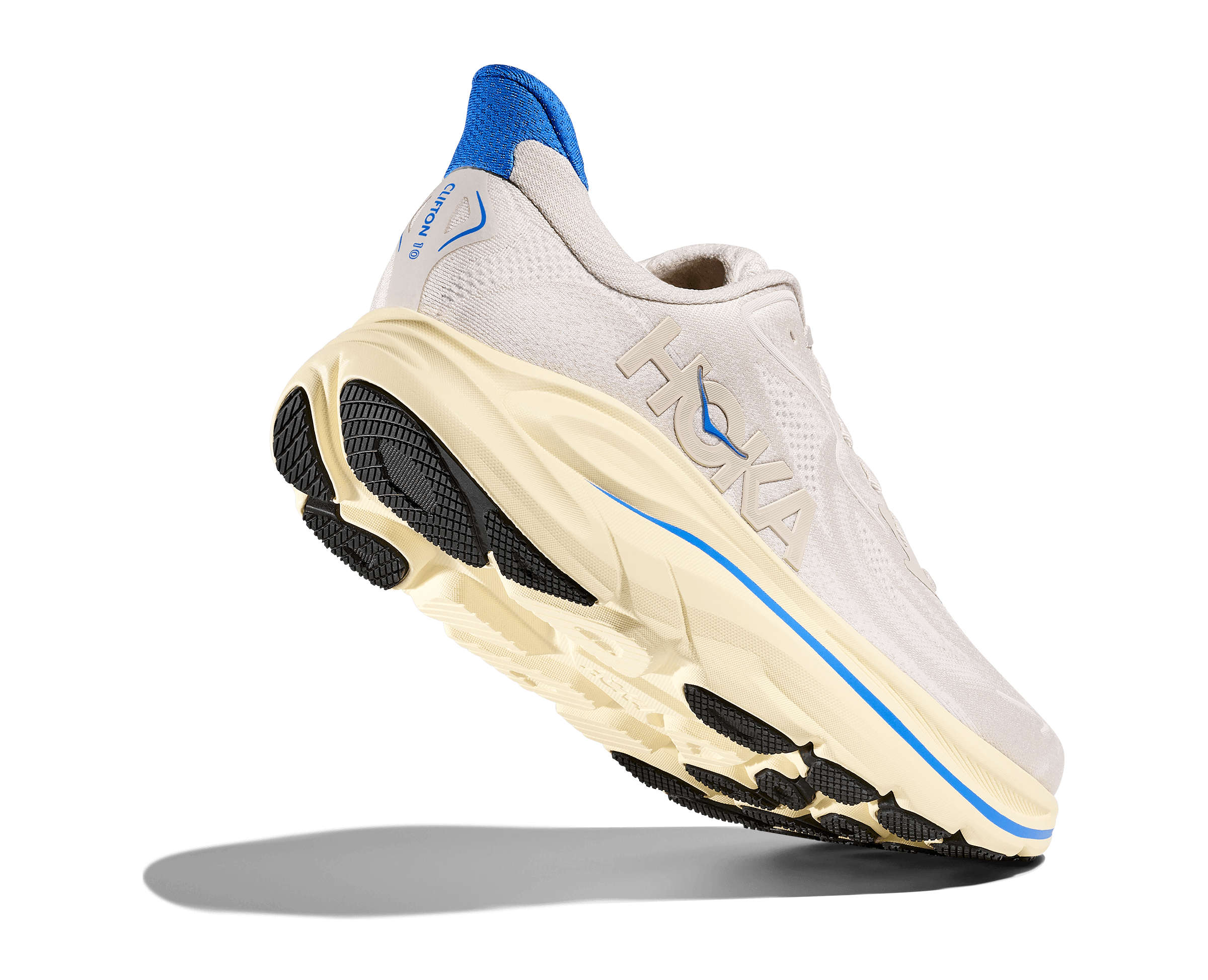 Hoka Clifton 10 Erkek Krem Mavi Koşu Ayakkabısı 1162030-SCCV