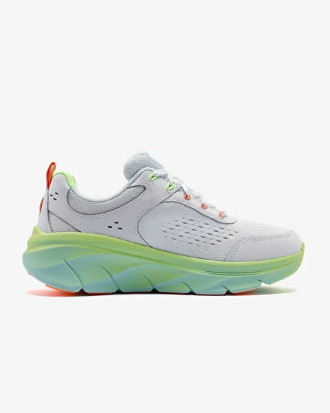 Skechers D'Lux Walker 2.0 Neon Sites Kadın Beyaz Sneaker 150107 WMLT