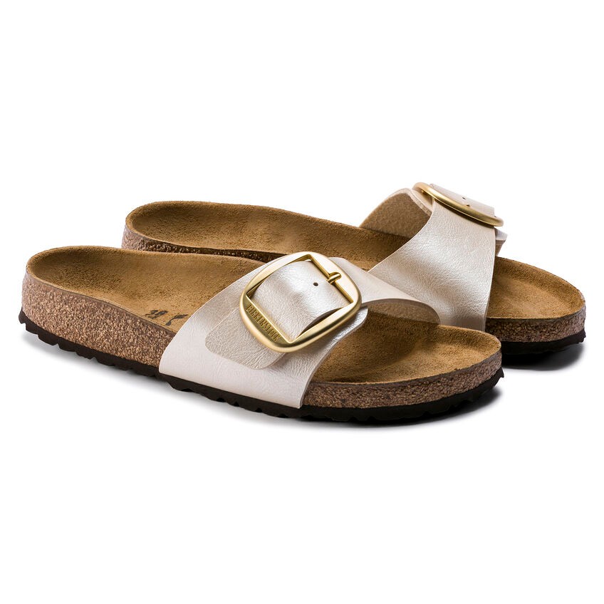 Birkenstock Madrıd Bıg Buckle Bf Graceful Kadın İnci Beyazı Terlik 1015279