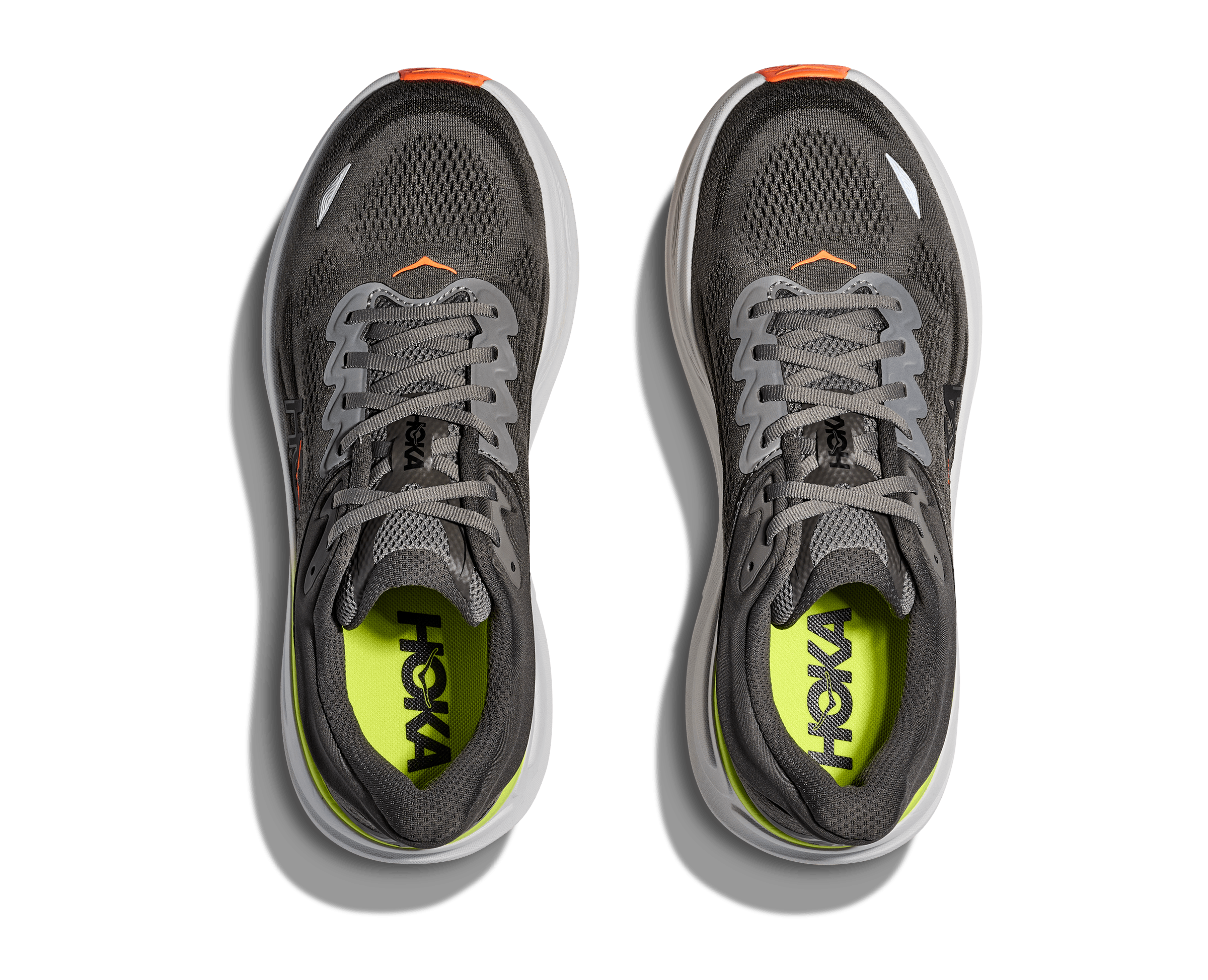 Hoka Bondi 9 Erkek Gri Koşu Ayakkabısı 1162011-ALTG