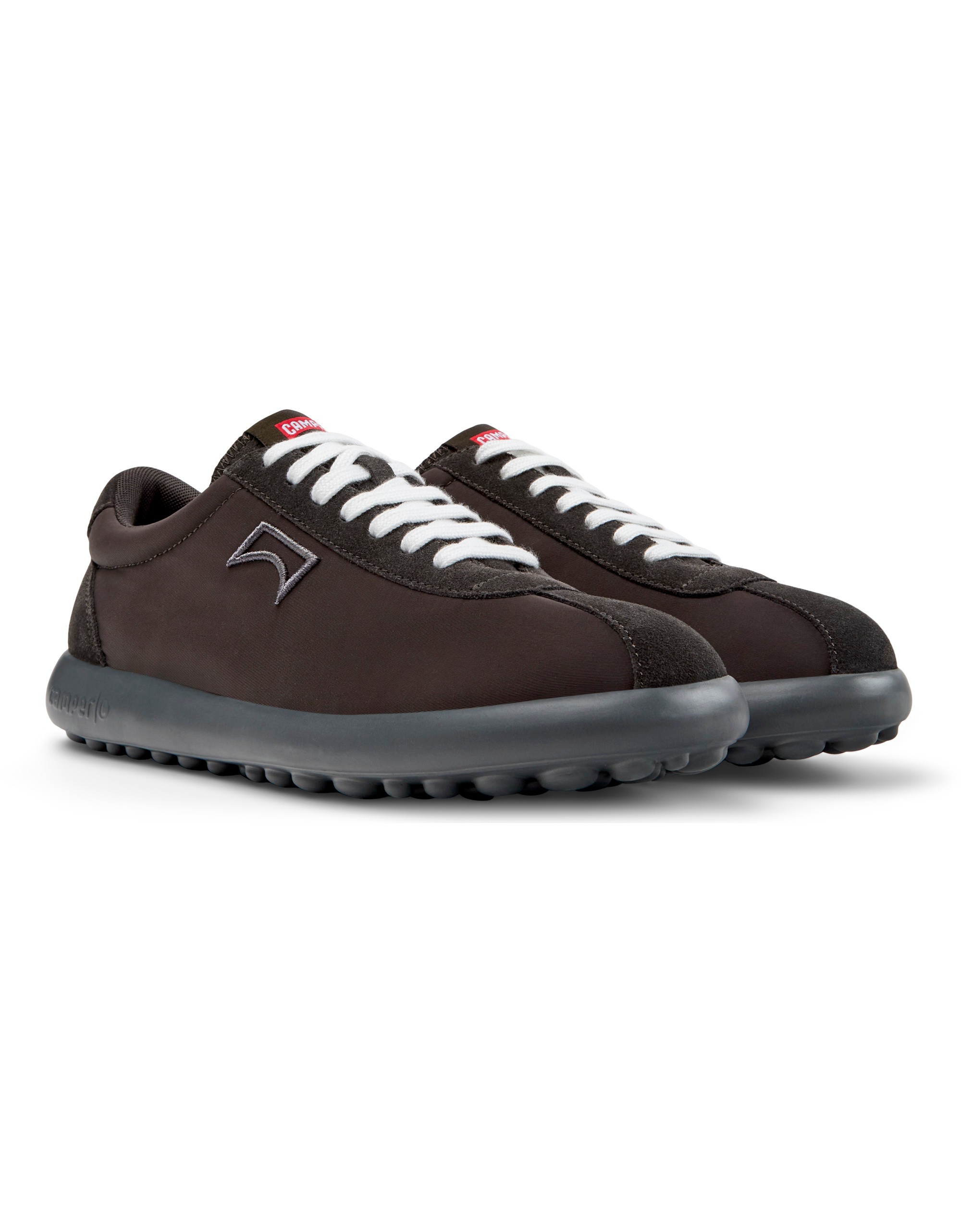 Camper Pelotas XLF Erkek Gri Süet Deri Tekstil Sneaker K101019-005
