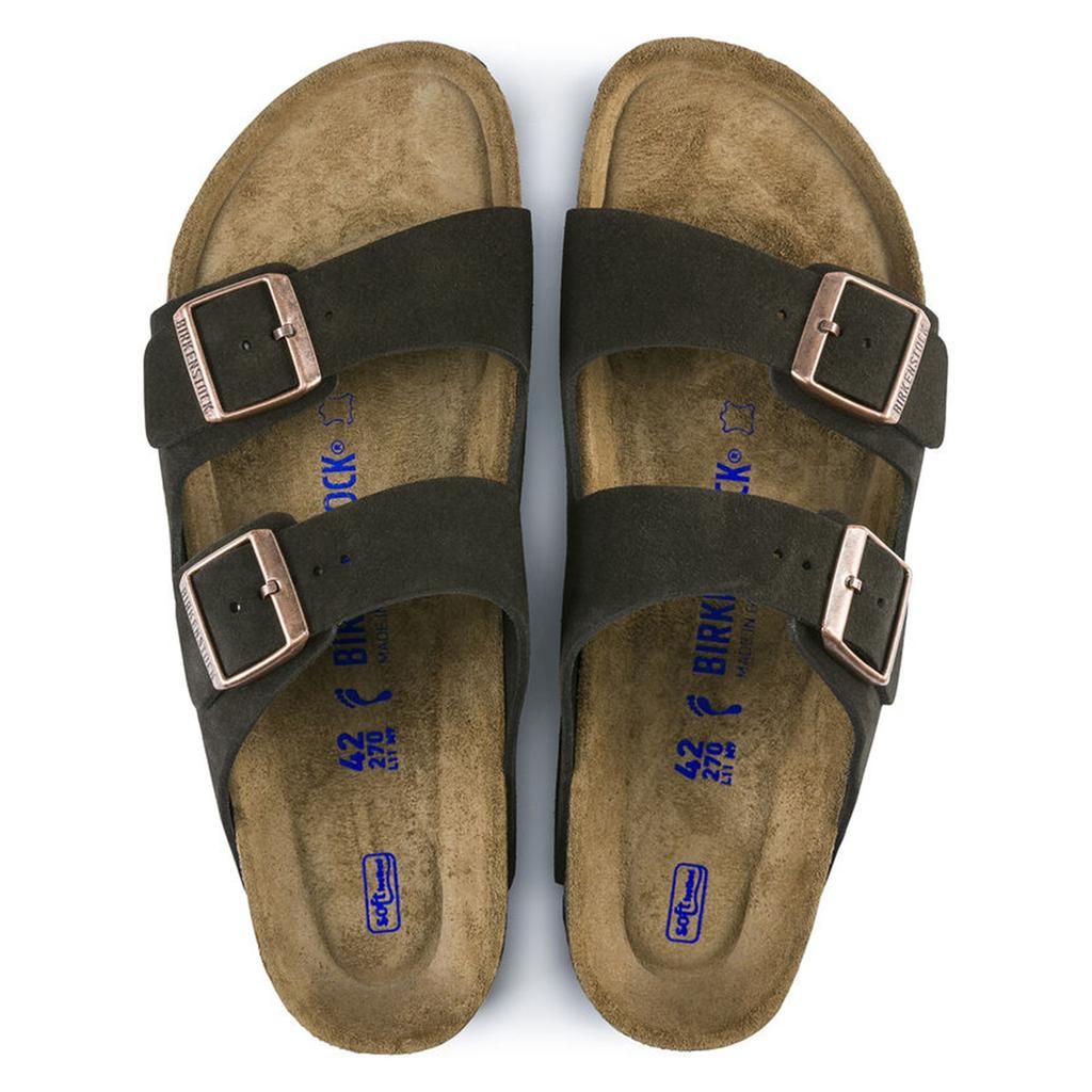 Birkenstock Arızona Sfb Vl Kadın Kahve Süet Çift Tokalı Terlik 951313