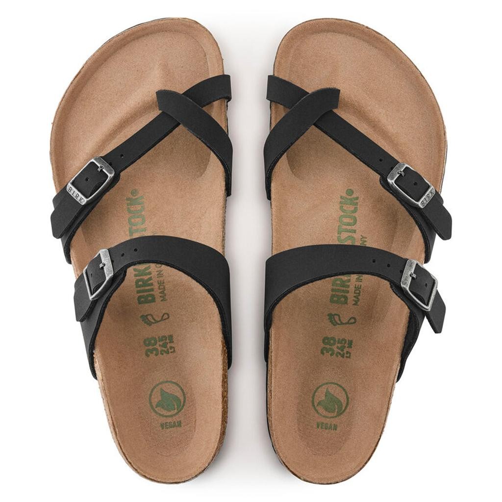 Birkenstock Mayarı Bf Nu Earthy Vegan Kadın Siyah Parmak Arası Terlik 1021176