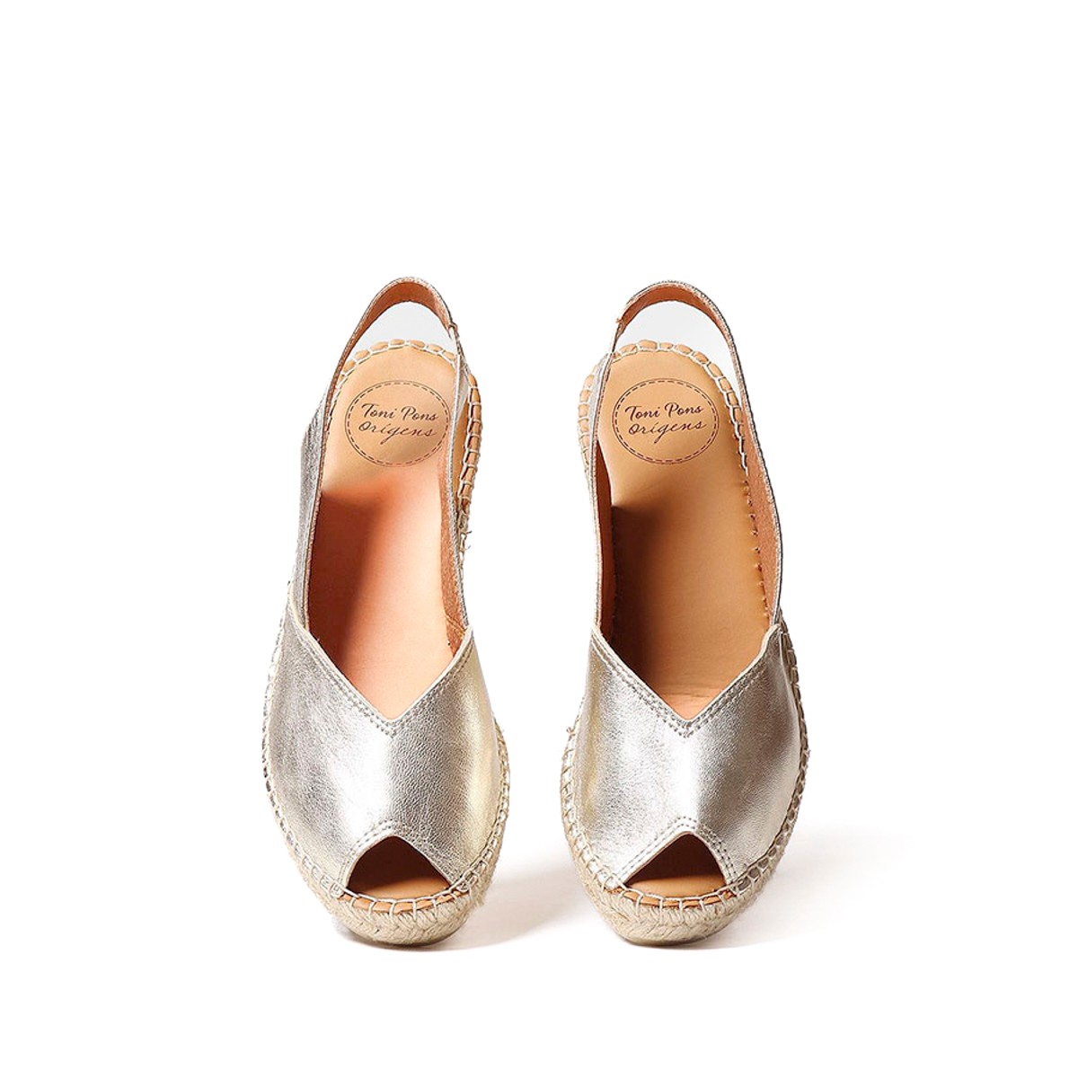 Toni Pons Bernia-P Kadın Dolgu Topuk Espadril Platinum 1TONW2020014