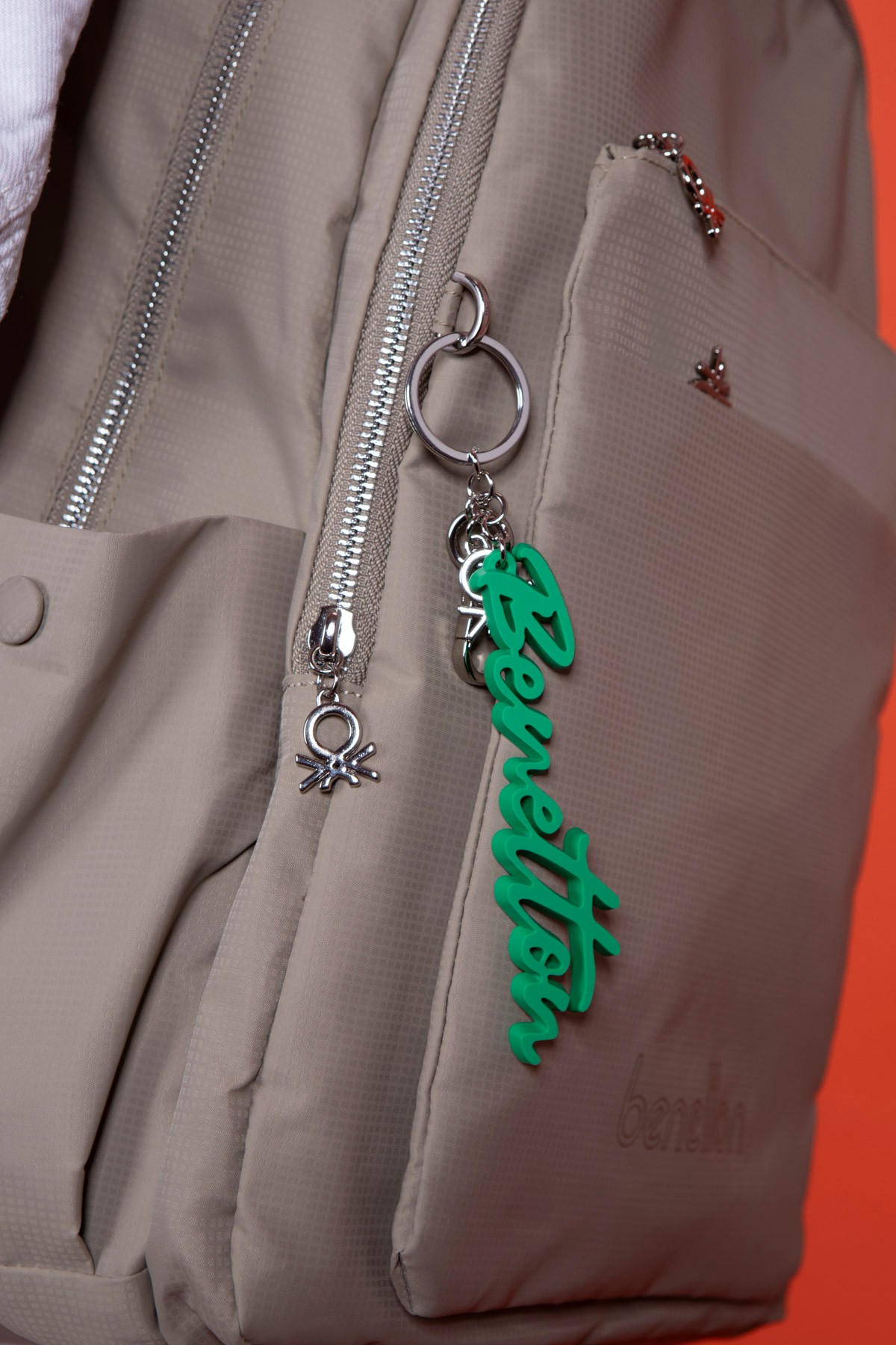 Unıted Colours Of Benetton Kadın Sırt Çantası BNT_1464 - Taş