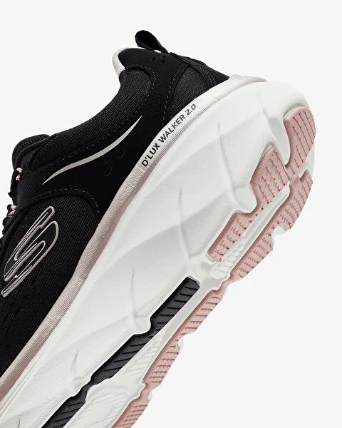 Skechers D'Lux Walker 2.0 Gradıent Glam Kadın Siyah Spor Ayakkabı 150103 BKRG