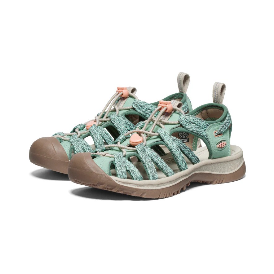 Keen Waterfront Whısper Kadın Yeşil Gri Outdoor Sandalet 1029012