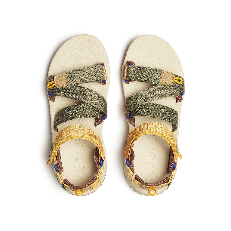 Merrell Speed Fushıon Sport Rmx Yeşil-Turuncu Erkek Outdoor Sandalet J007089