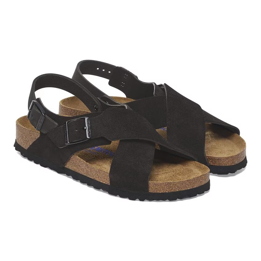 Birkenstock Tulum Sfb Vl Kadın Siyah Süet Sandalet 1029779