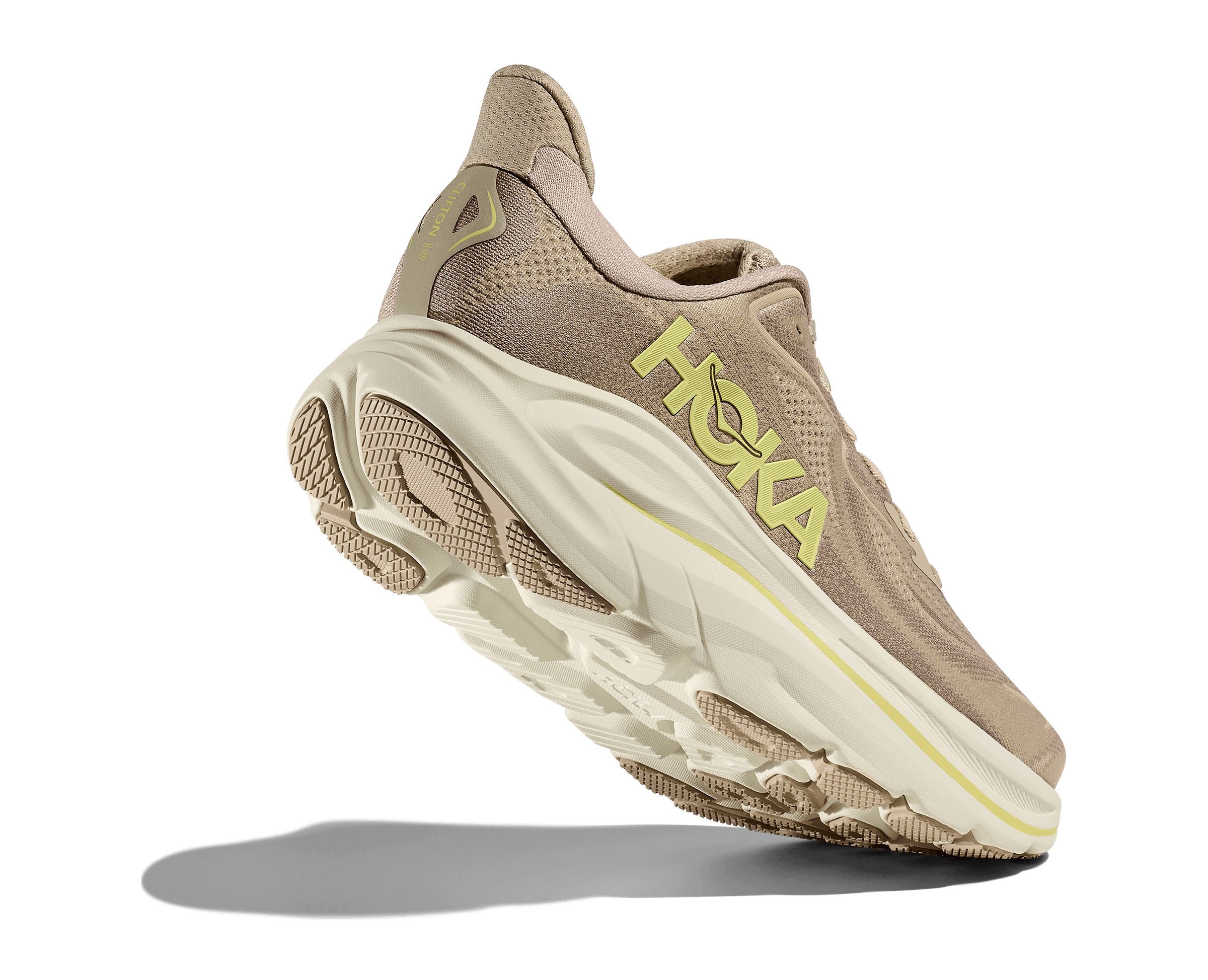 Hoka Clifton 10 Erkek Bej Koşu Ayakkabısı 1162030-RNN