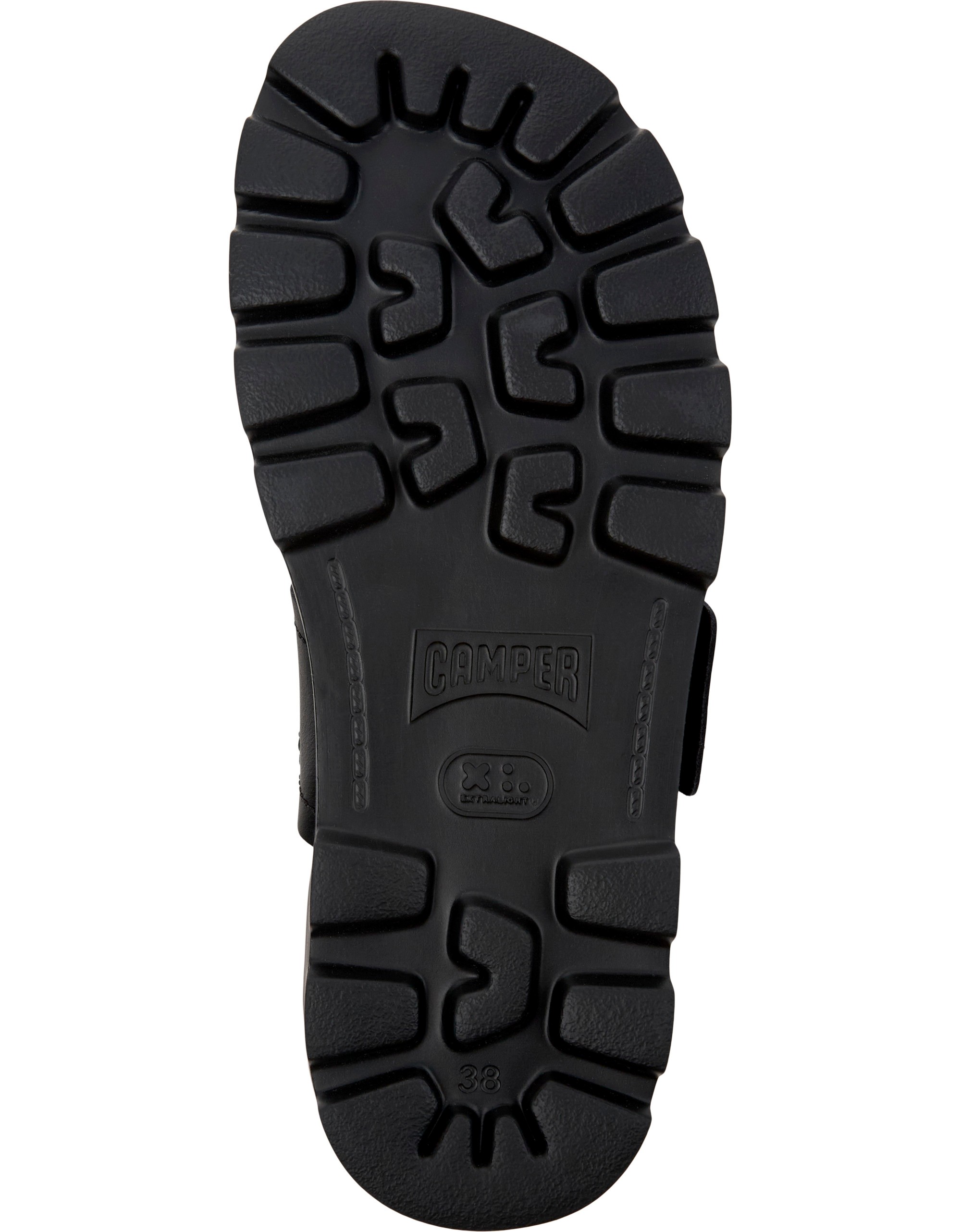 Camper Brutus Sandals Siyah Beyaz Kadın Sandalet K201323-018