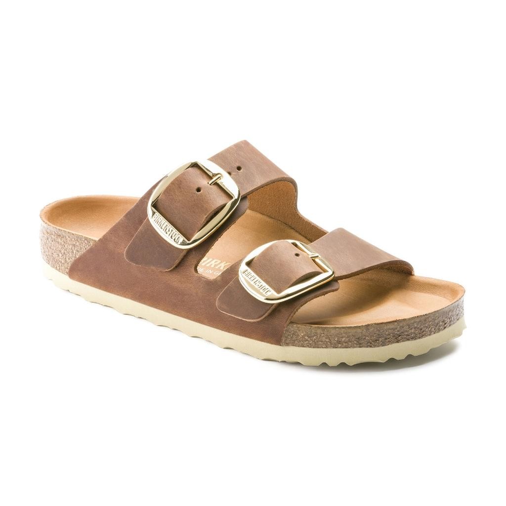 Birkenstock Arızona Bıg Buckle Leoı Kadın Konyak Terlik