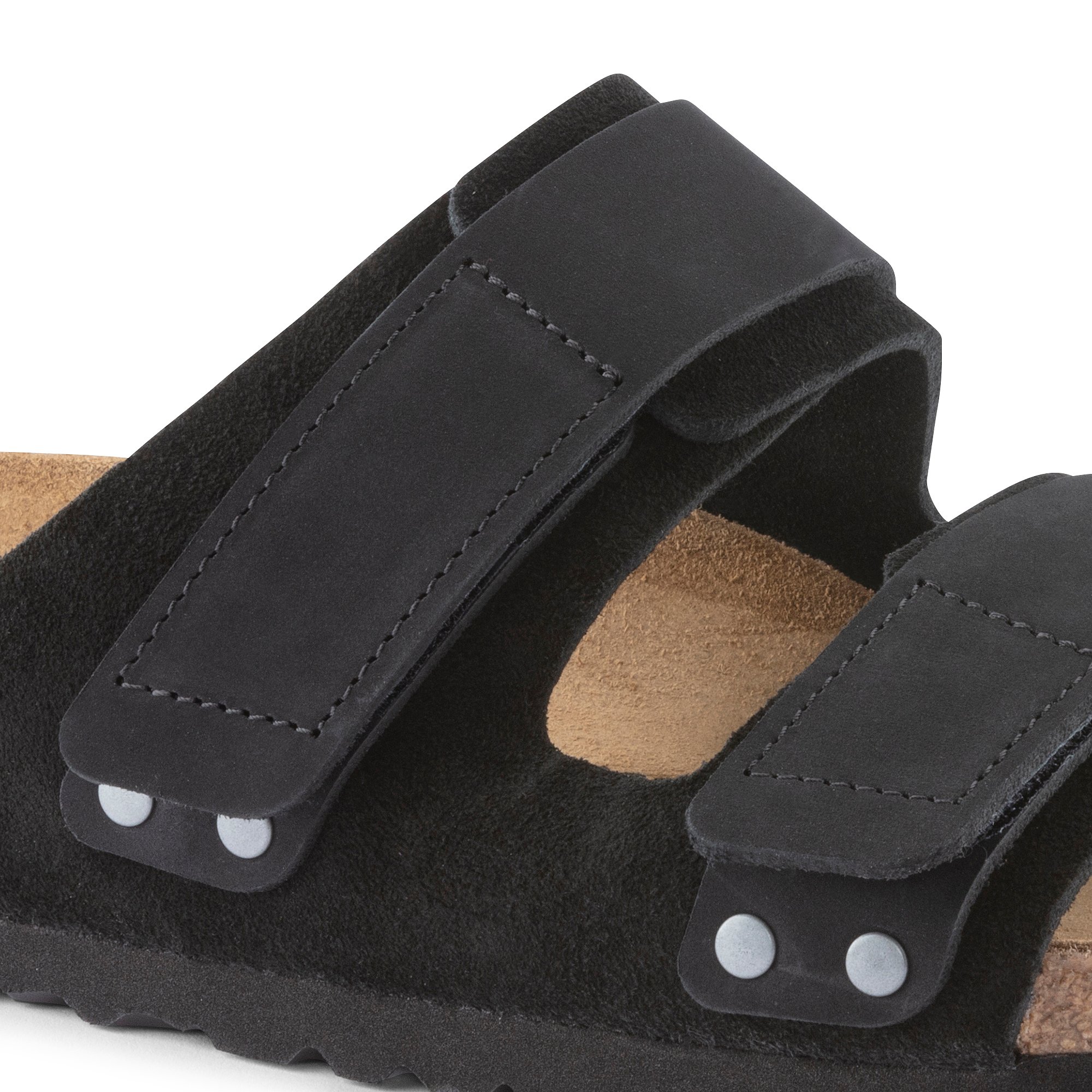 Birkenstock Ujı Vl Nu Erkek Siyah Çift Bantlı Terlik 1024832