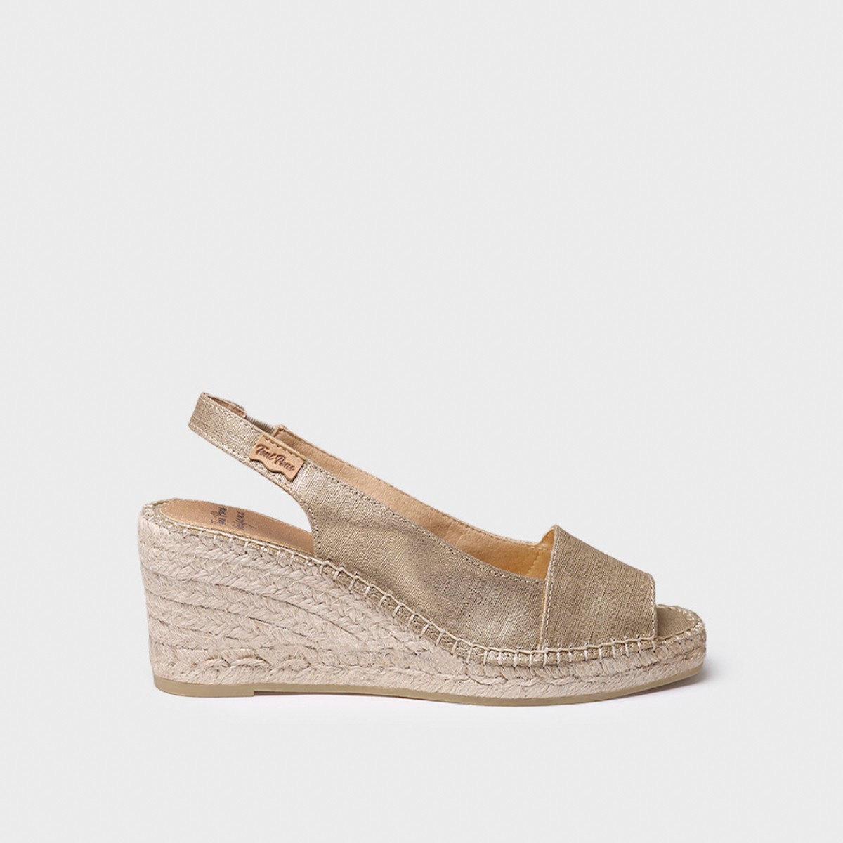 Toni Pons Fıore Platı Kadın Altın Dolgu Topuk Espadril 1TONW2025058