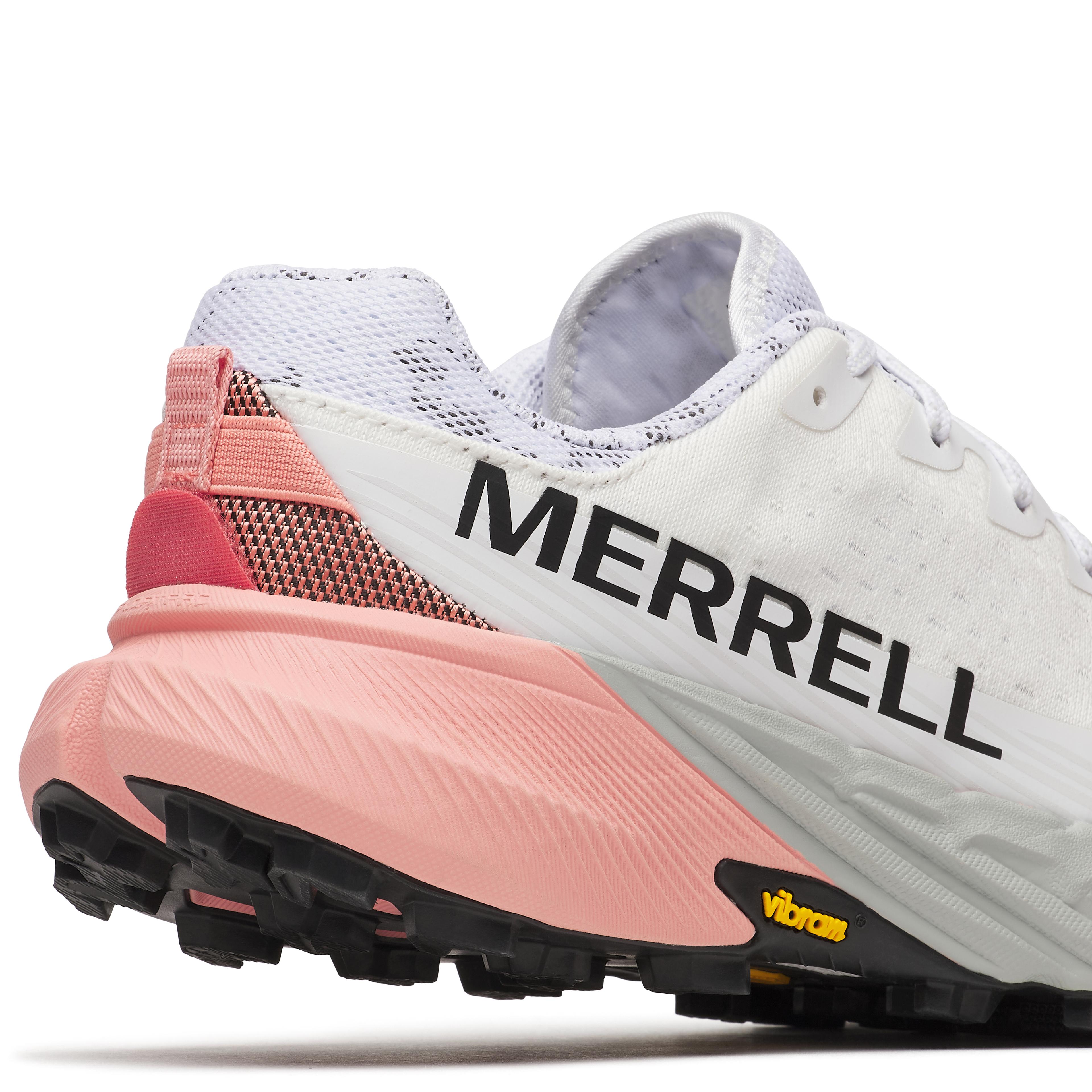 Merrell Agılıty Peak 5 Kadın Beyaz Gri Pembe Patika Koşusu Ayakkabısı J068374