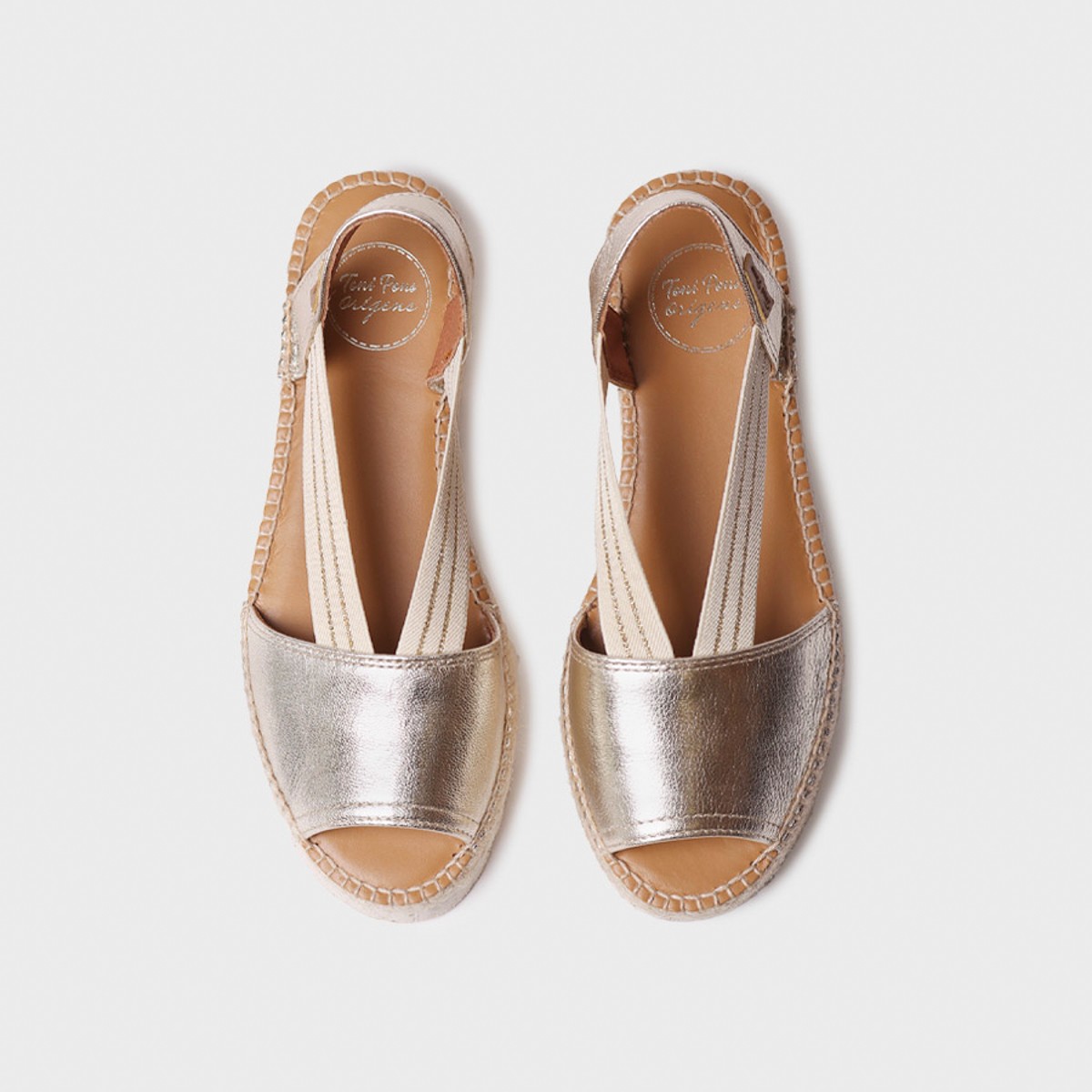 Toni Pons Estel SW Kadın Lame Dolgu Topuk Espadril 1TONW2025054