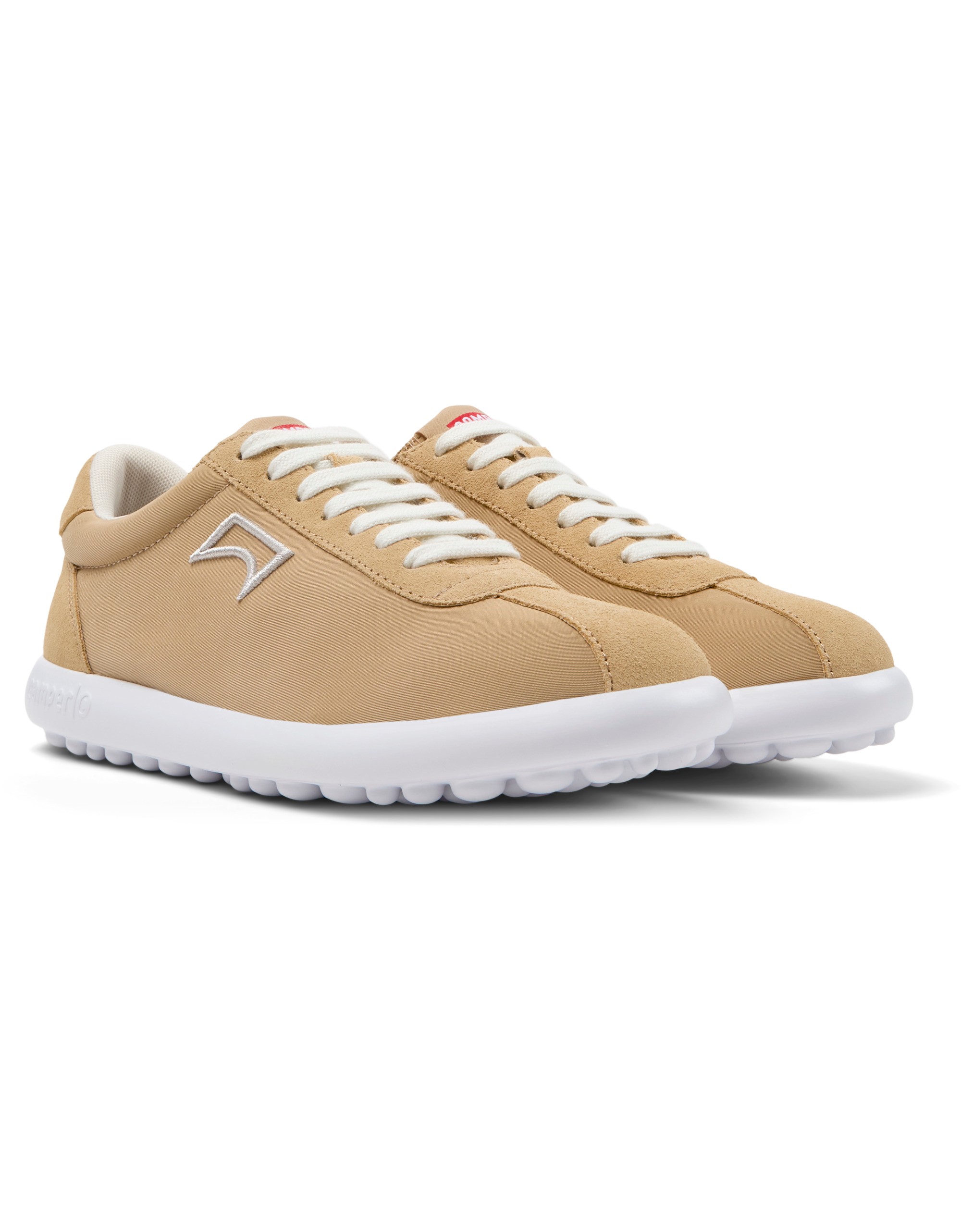 Camper Pelotas XLF Kadın Bej Süet Deri Tekstil Sneaker K201759-003