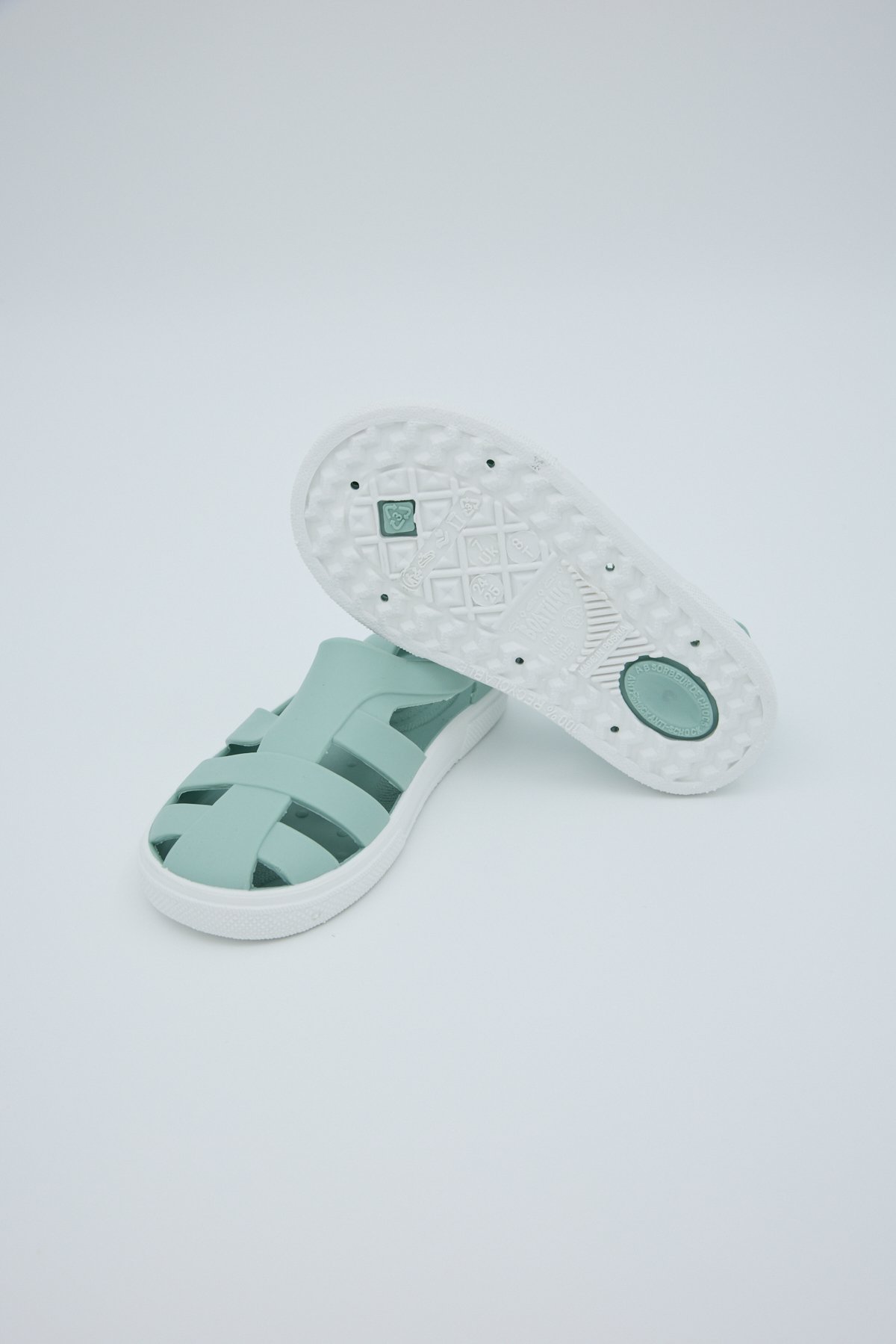 Boatilus Bioty-F Pastel Green White Unisex Kids