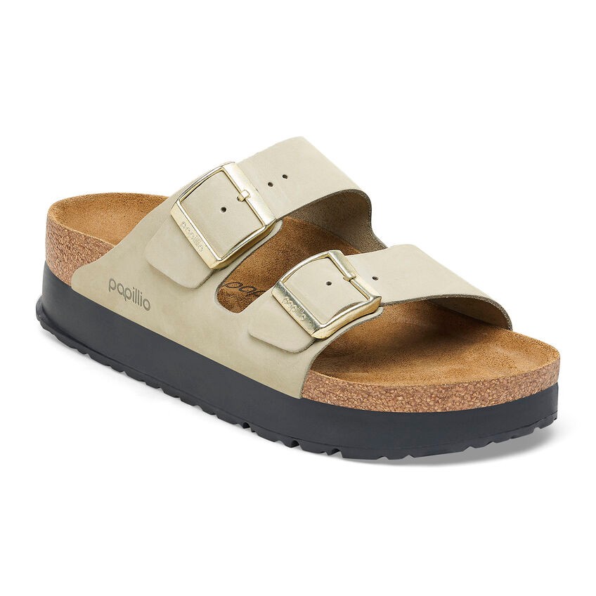 Birkenstock Arızona Platform Flex Nu Kadın Açık Yeşil Terlik 1026971