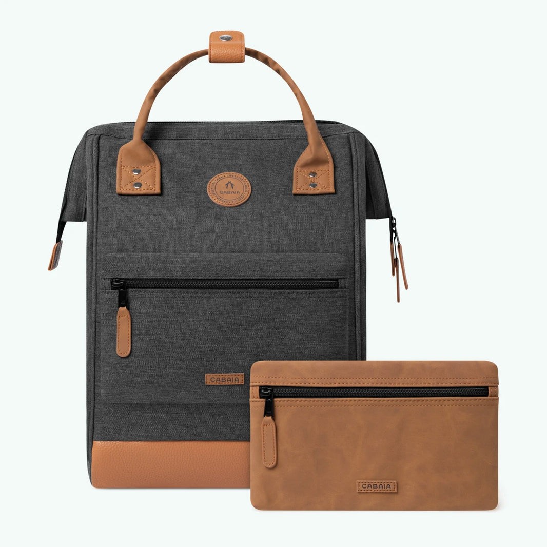 Cabaia Sırt Çantası Adventurer Londres Medıum Black Melanged